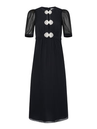 Jamie Dress in Black Pearl Clamshell
