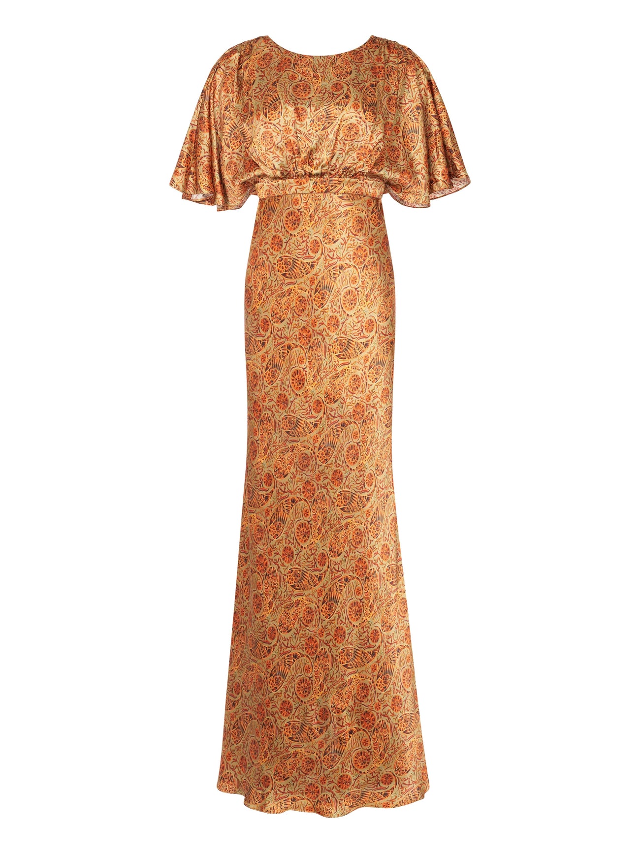 Load image into Gallery viewer, Winona Dress in Copper Paisley