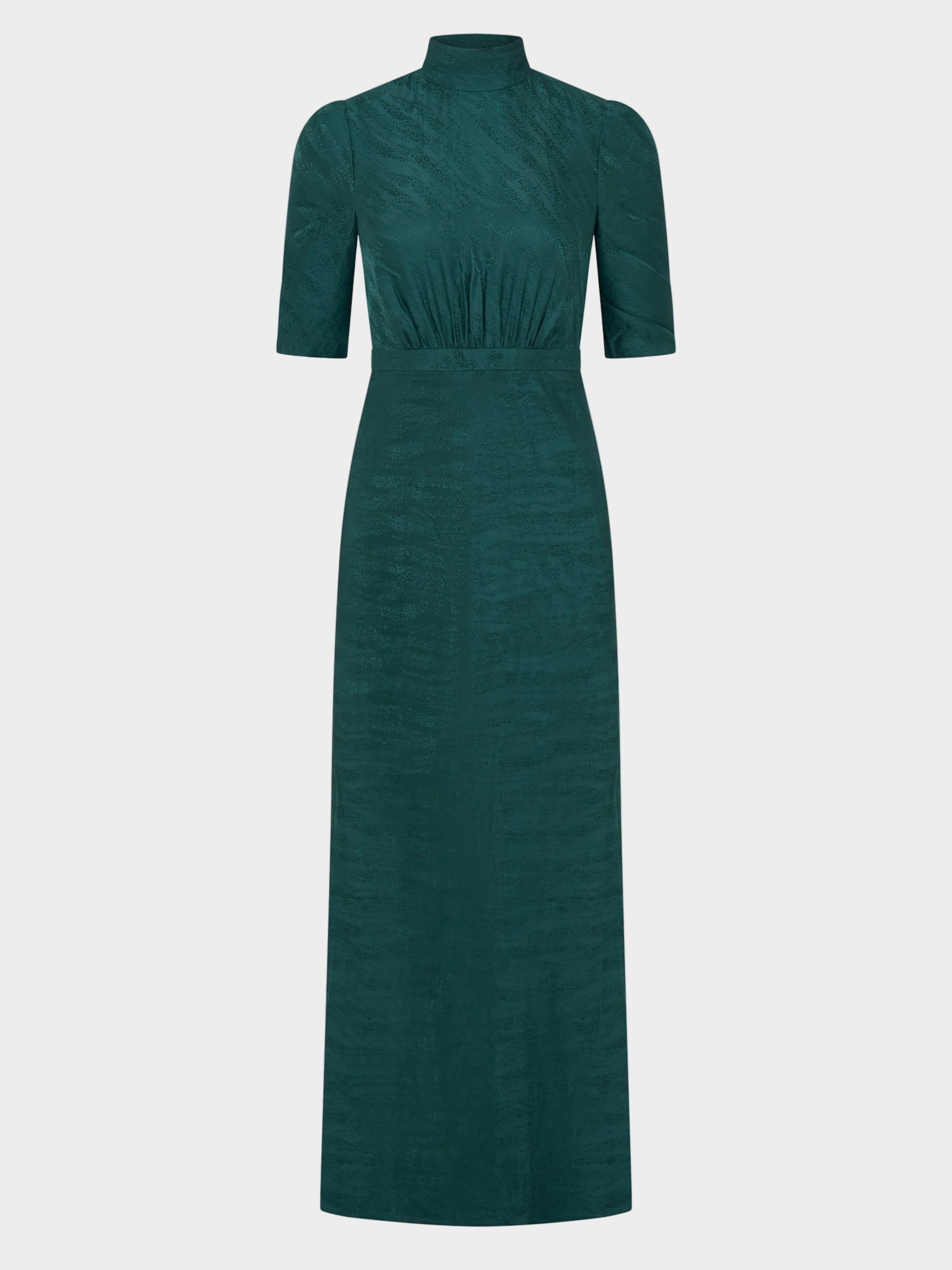 Adele B Dress in Forest Green – SALONI