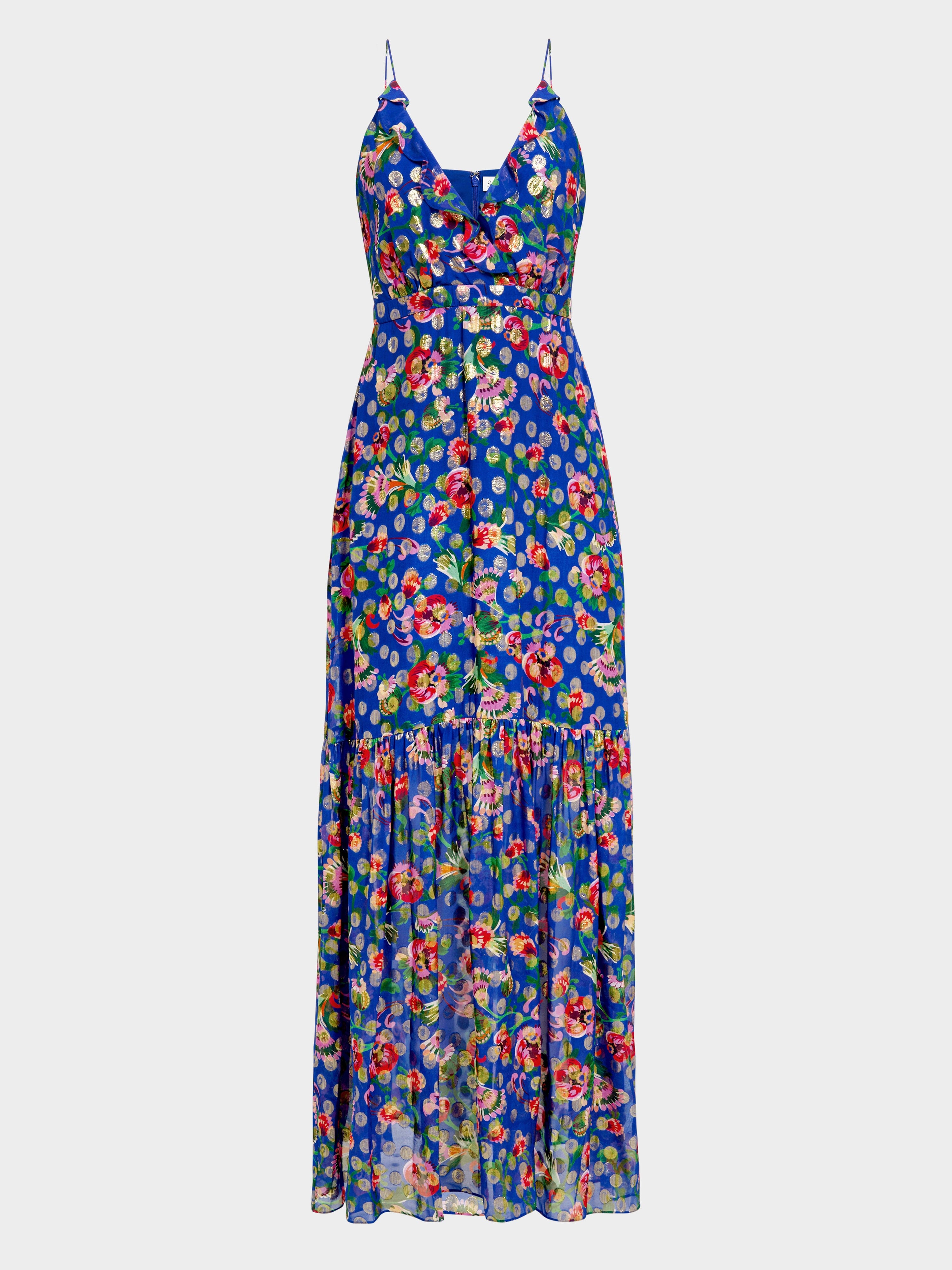 Ani Long Dress in Saffier Azure SALONI Ani Long Dress in Saffier Azure SALONI