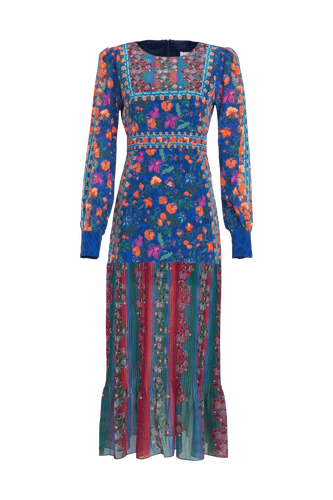 Vera Dress in Akina Border