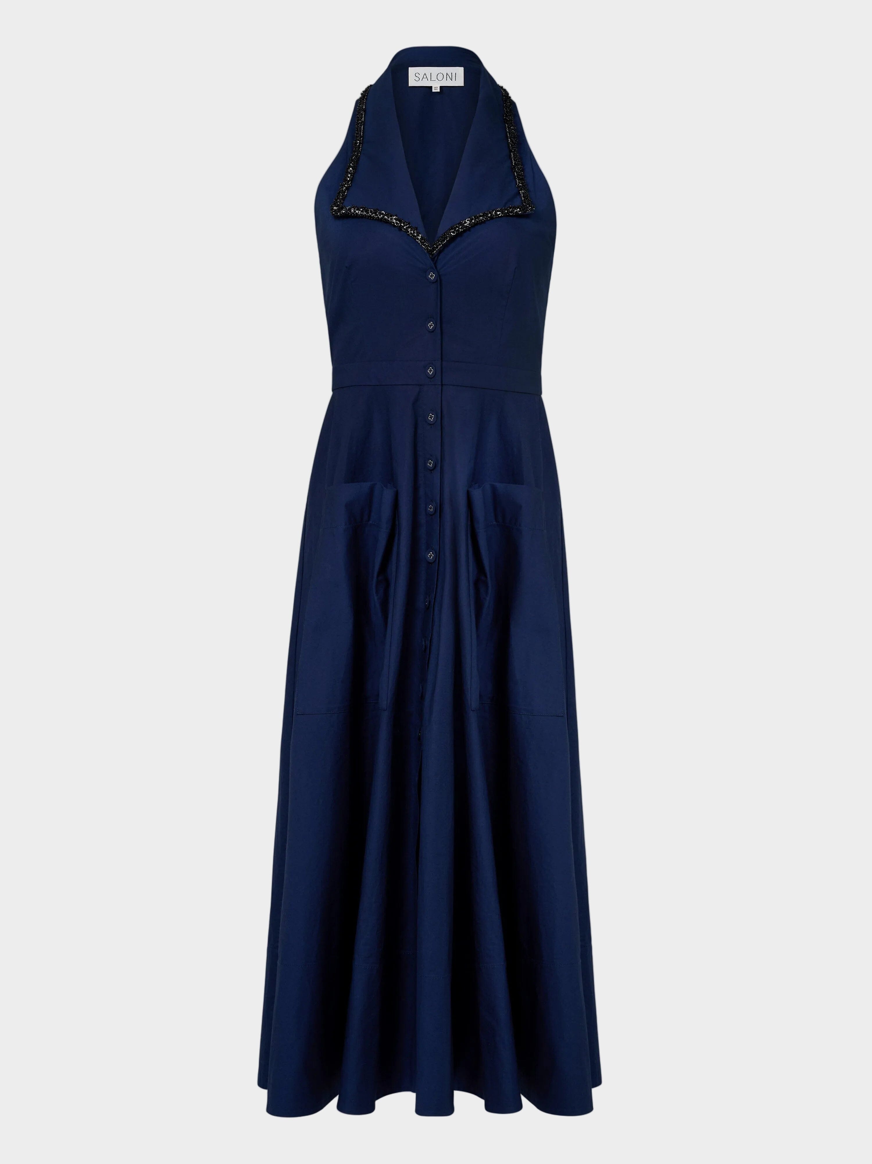 Jessica Dress in True Navy SALONI Jessica Dress in True Navy SALONI