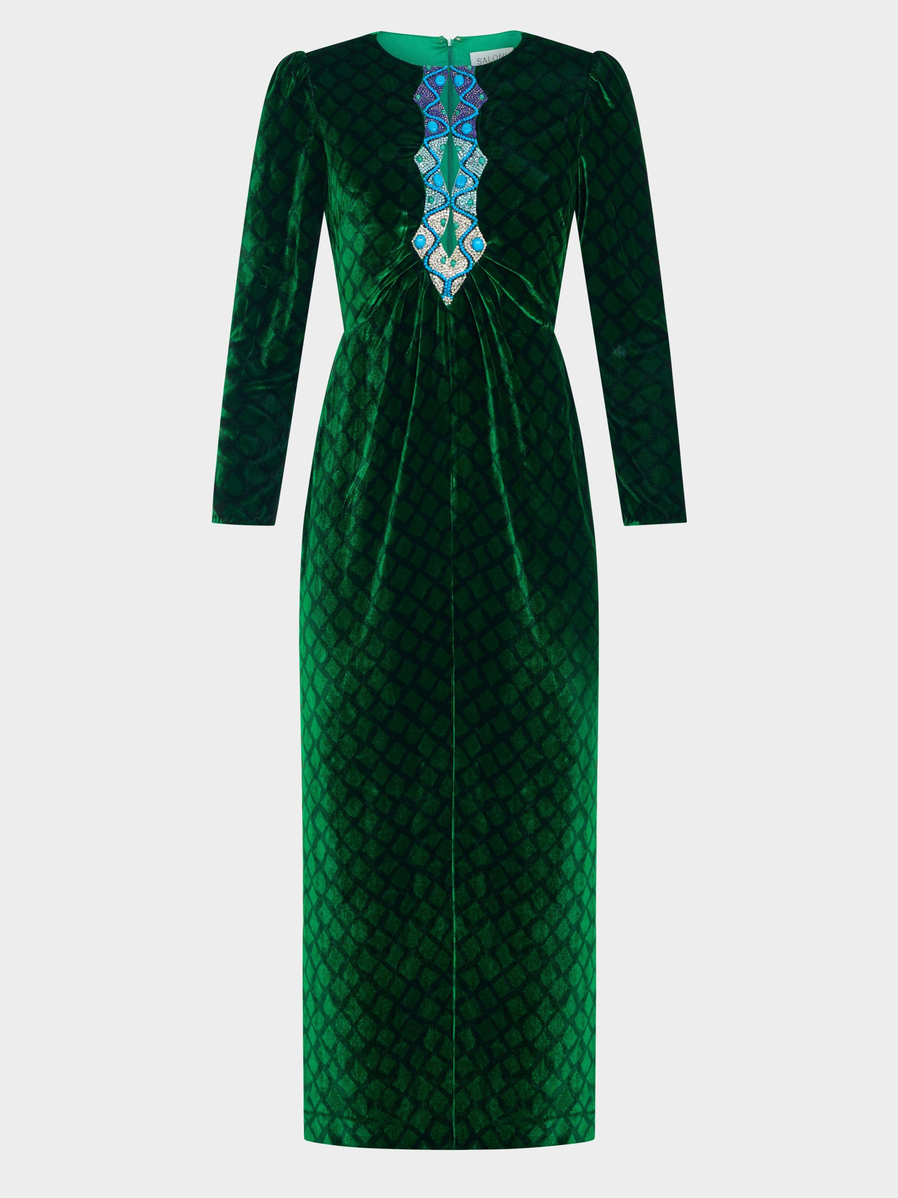 Saloni London - Jinx C in Klimt Emerald Saloni London - Jinx C in Klimt Emerald