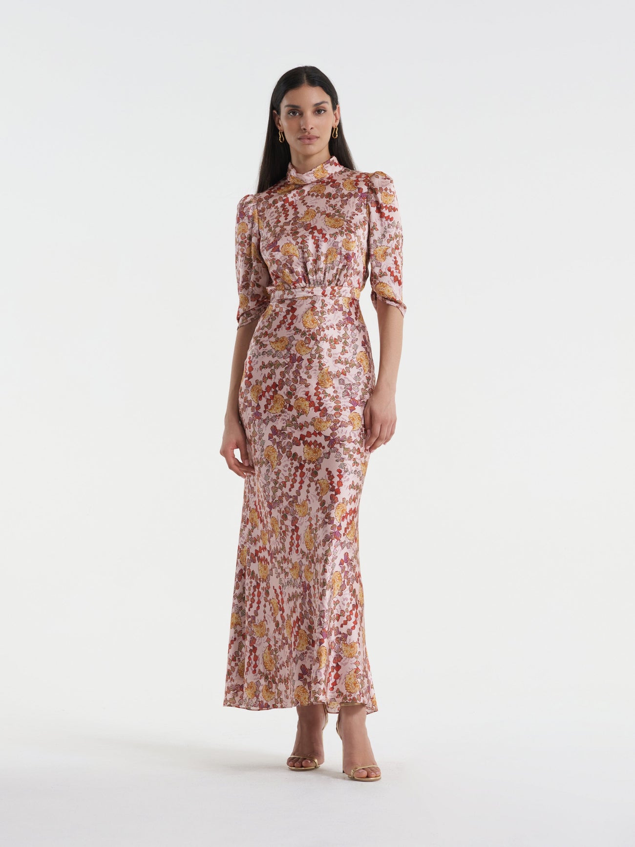 Load image into Gallery viewer, Adele dress in Sandstone Blush