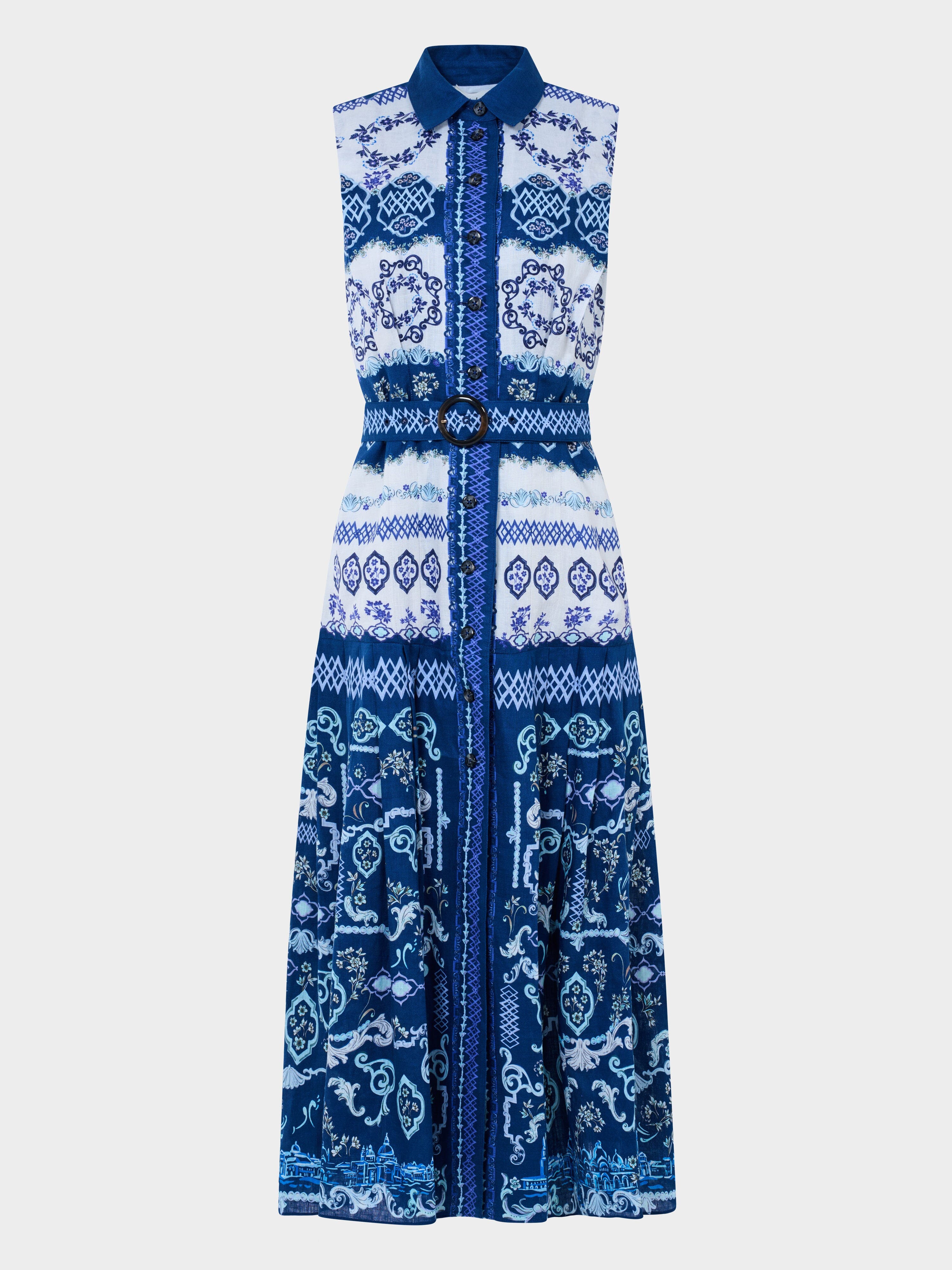 Nya Dress in Riviera SALONI Nya Dress in Riviera SALONI