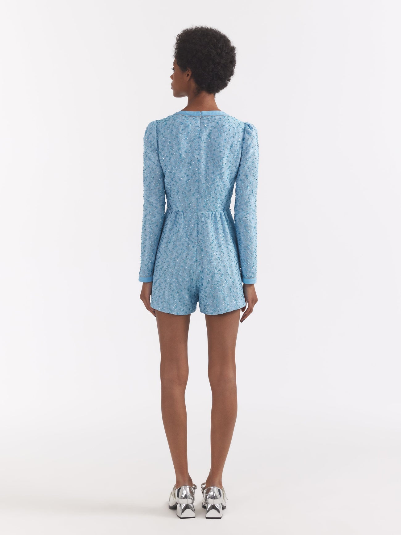 Load image into Gallery viewer, Camille Bows Playsuit in Volt