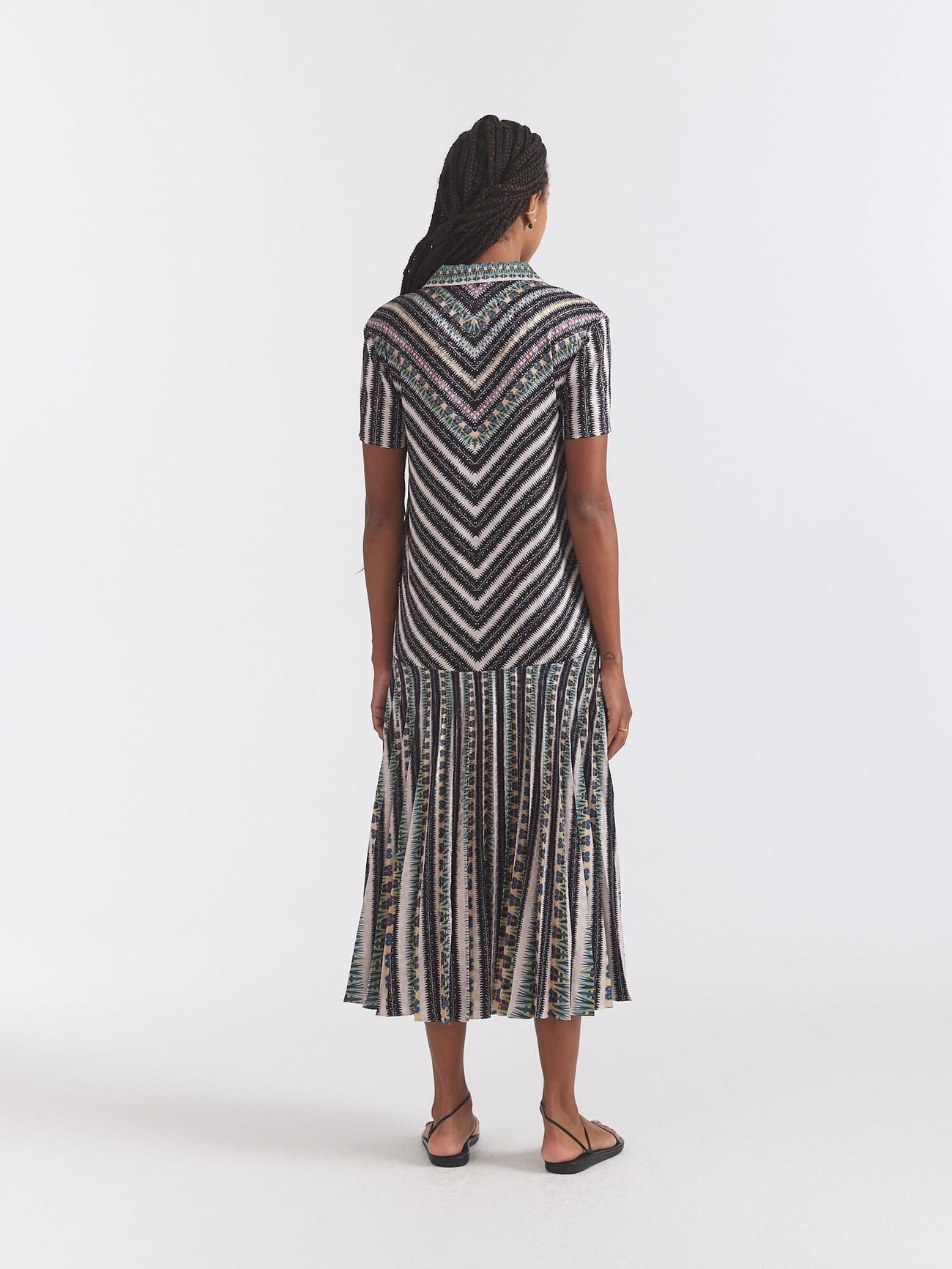 Load image into Gallery viewer, Sonia C Dress in Photos Stripe