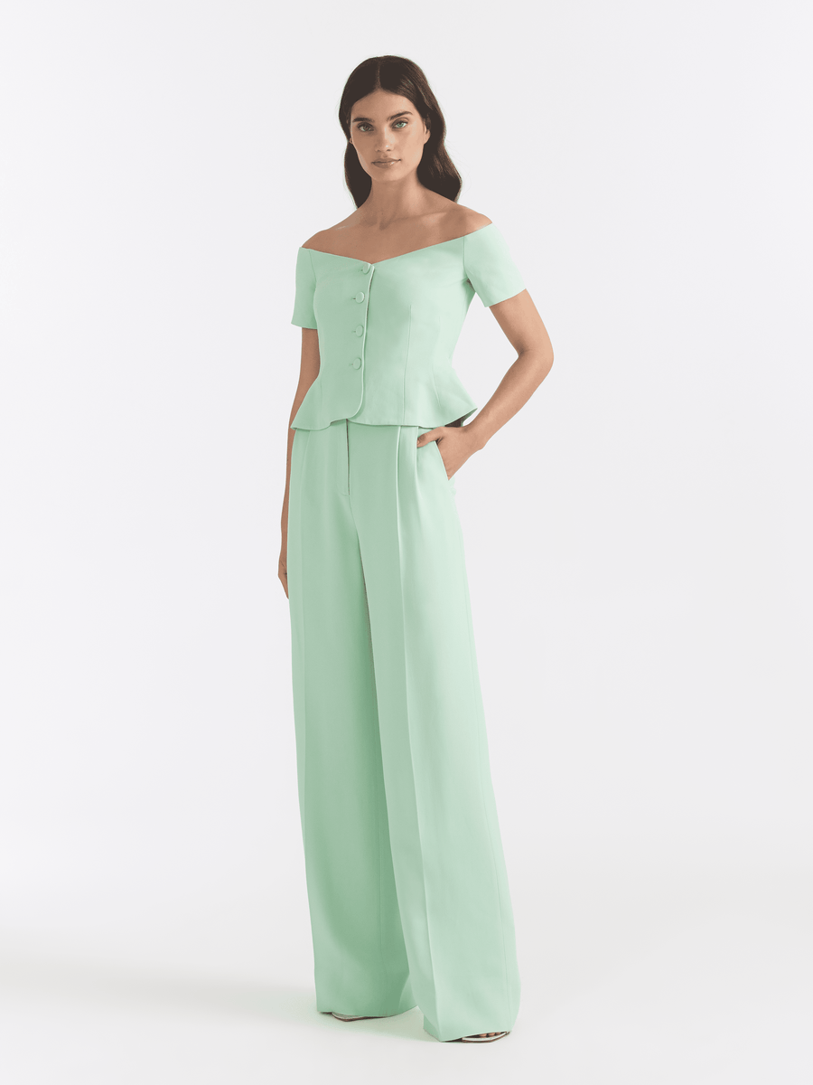 Clementine Top in Mint SALONI