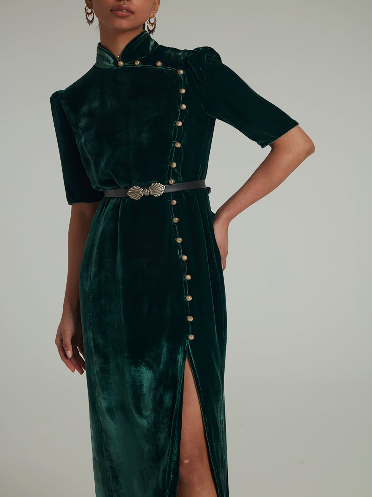Load image into Gallery viewer, Venyx Taro Dress in Jade