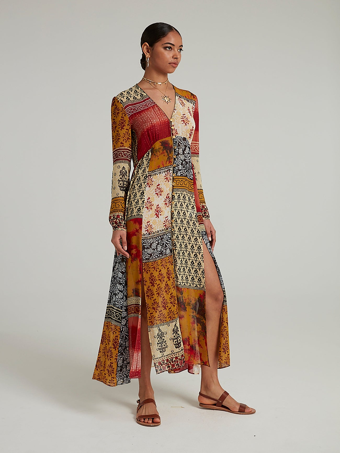 Load image into Gallery viewer, Venyx Harper Dress in Bandhani Ralli