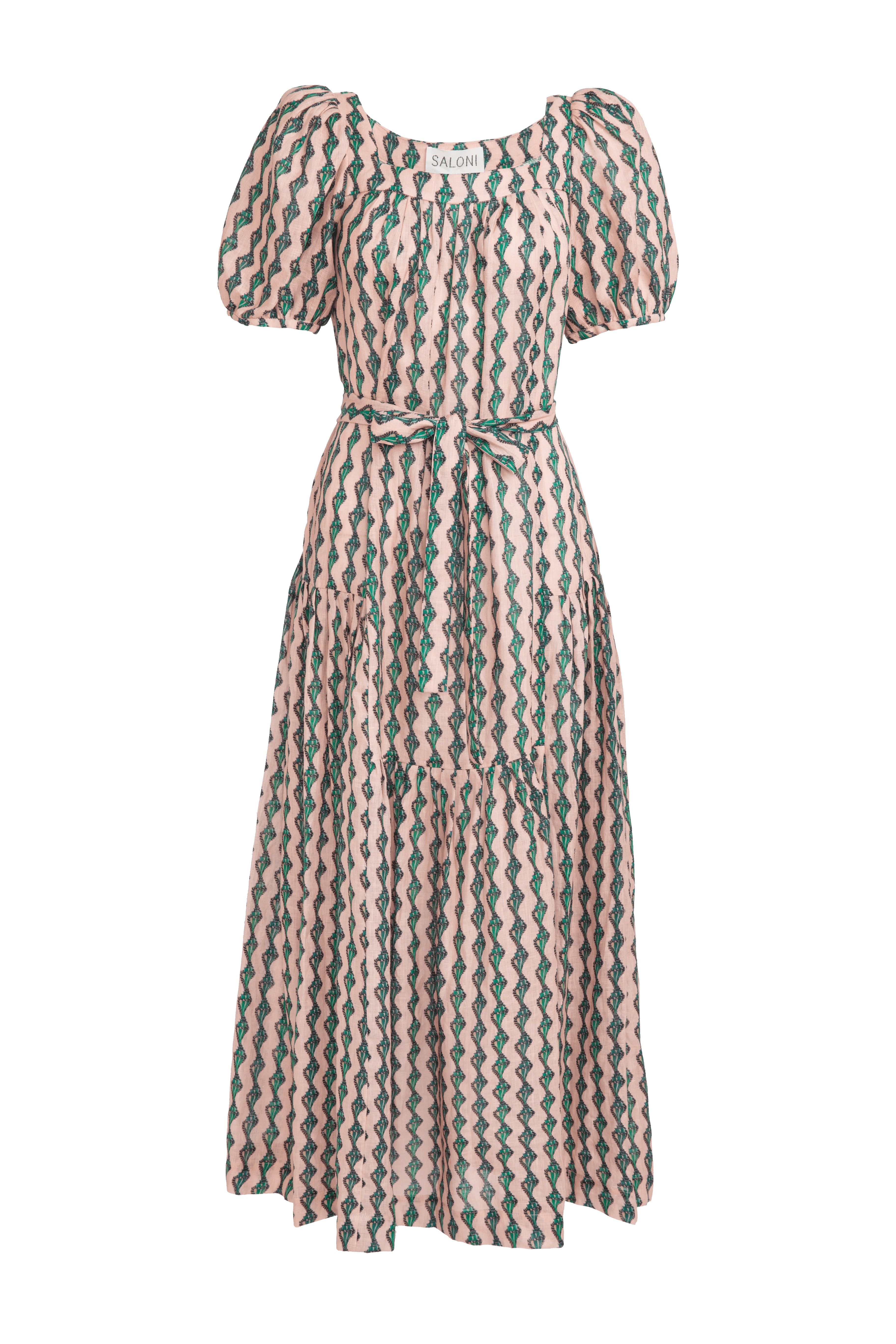Yashi Dress in Ocean Stripe