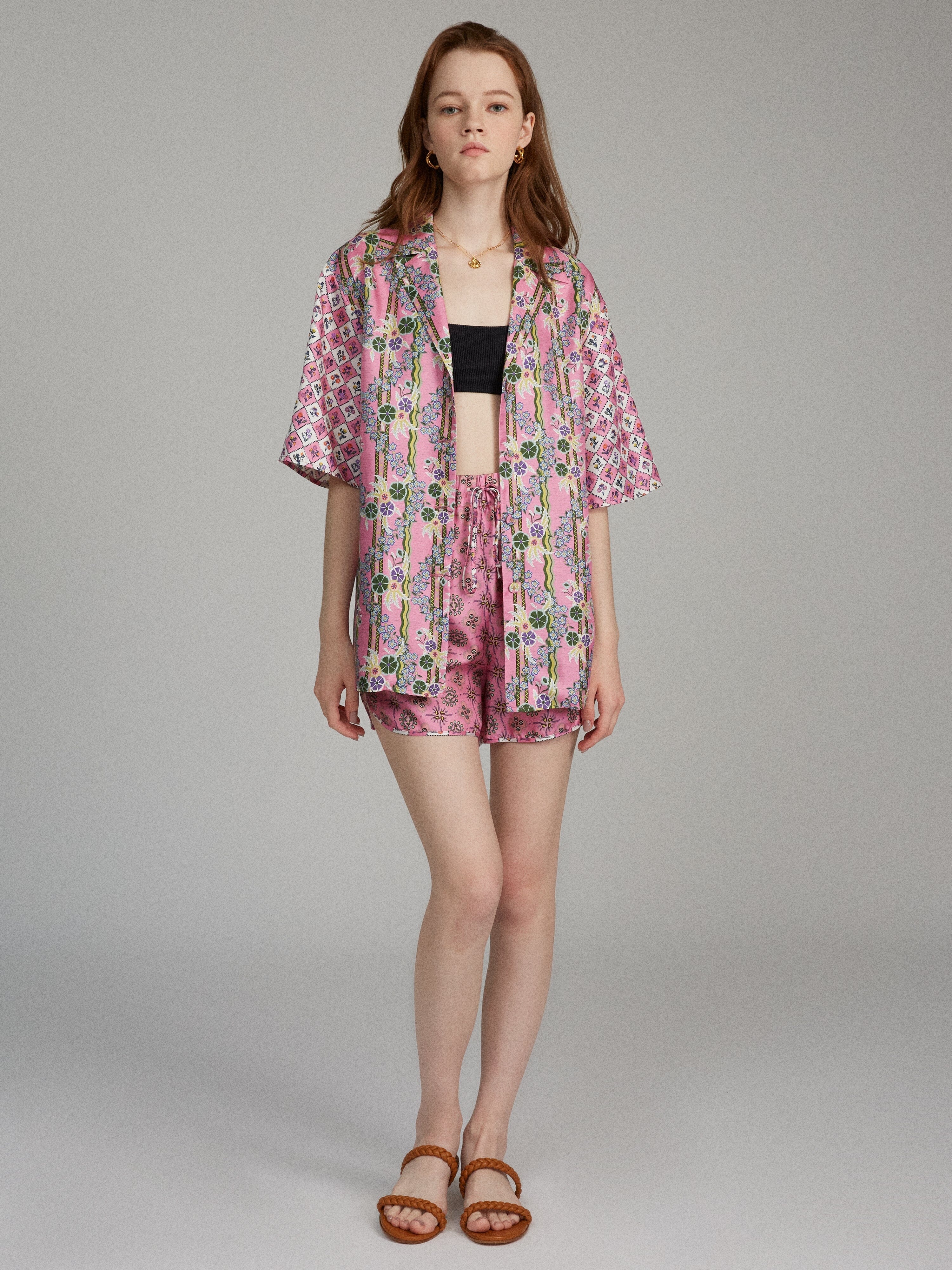 Dree Shirt in Verbena print