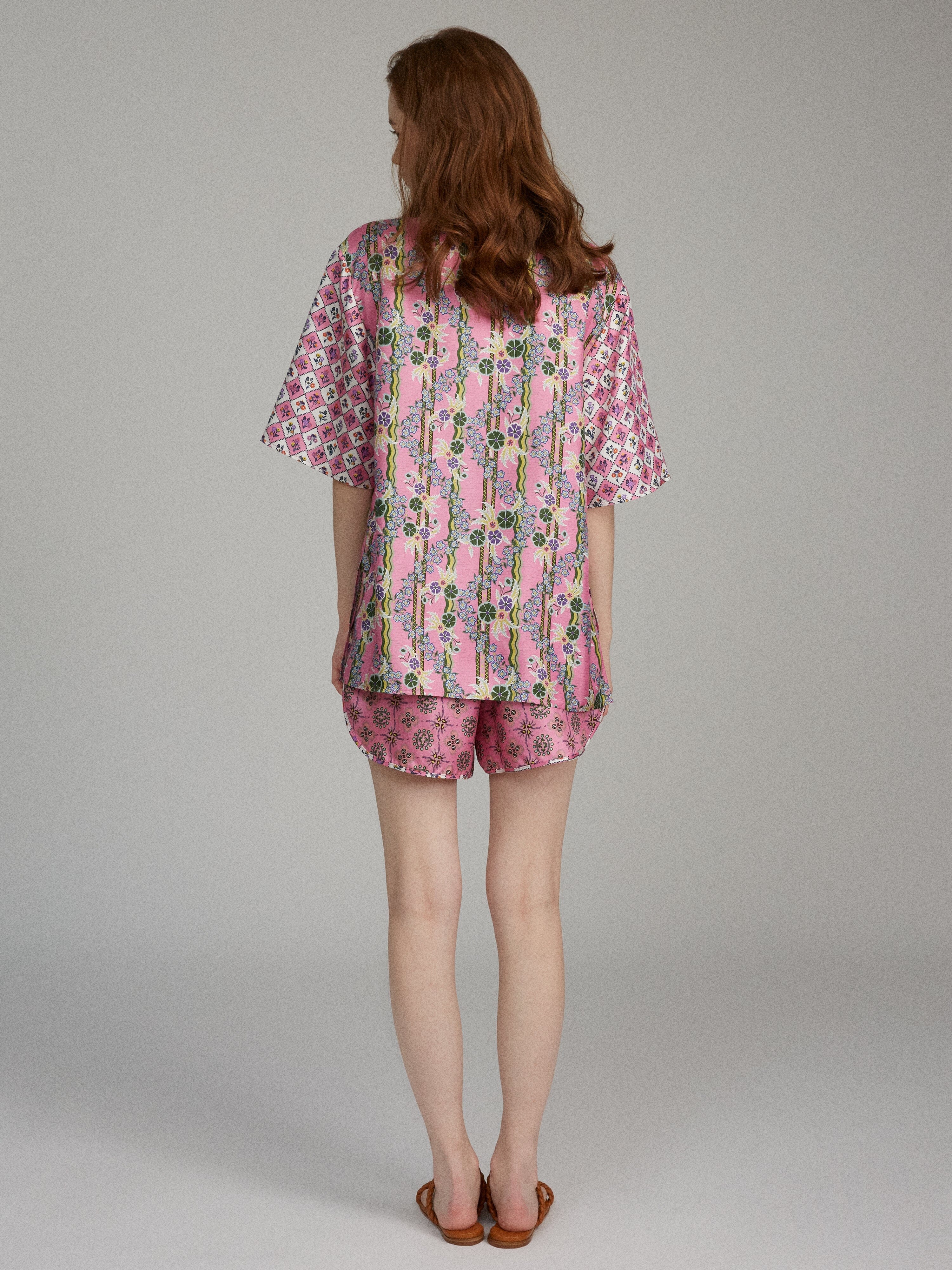 Dree Shirt in Verbena print