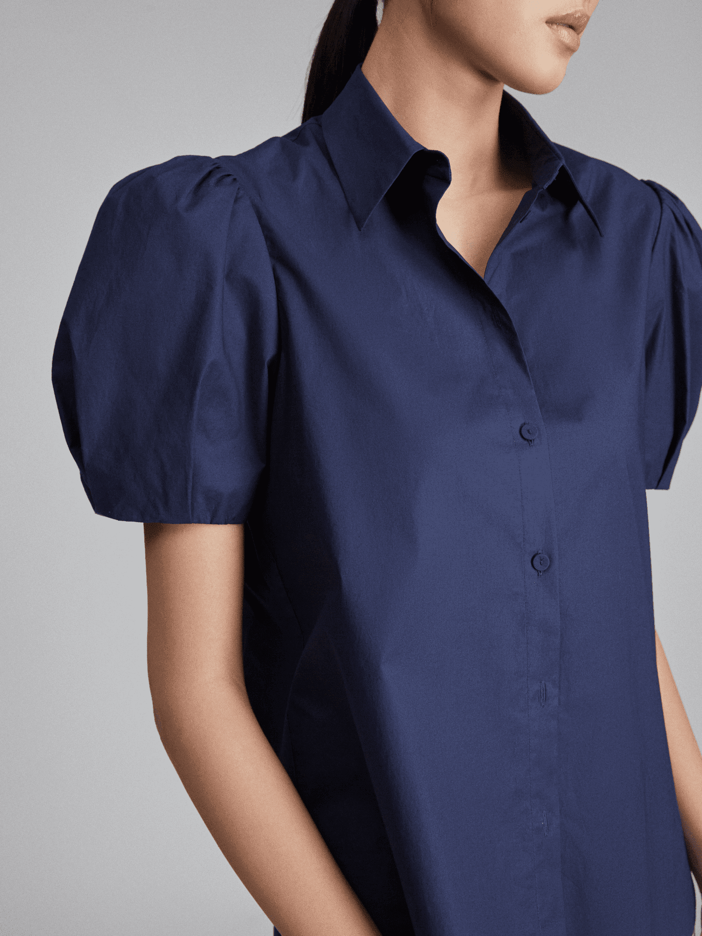 Mae B Shirt in Navy