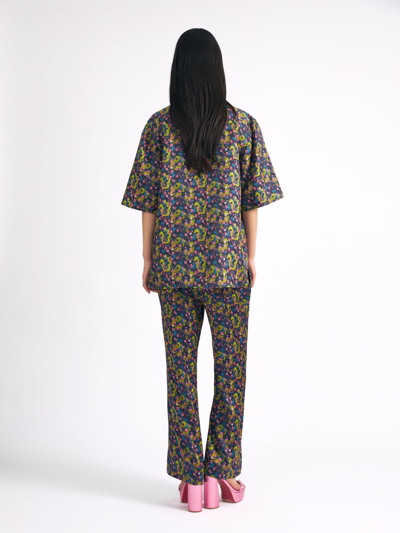 Load image into Gallery viewer, Unisex Dree Shirt in Midnight Lunar Dragon