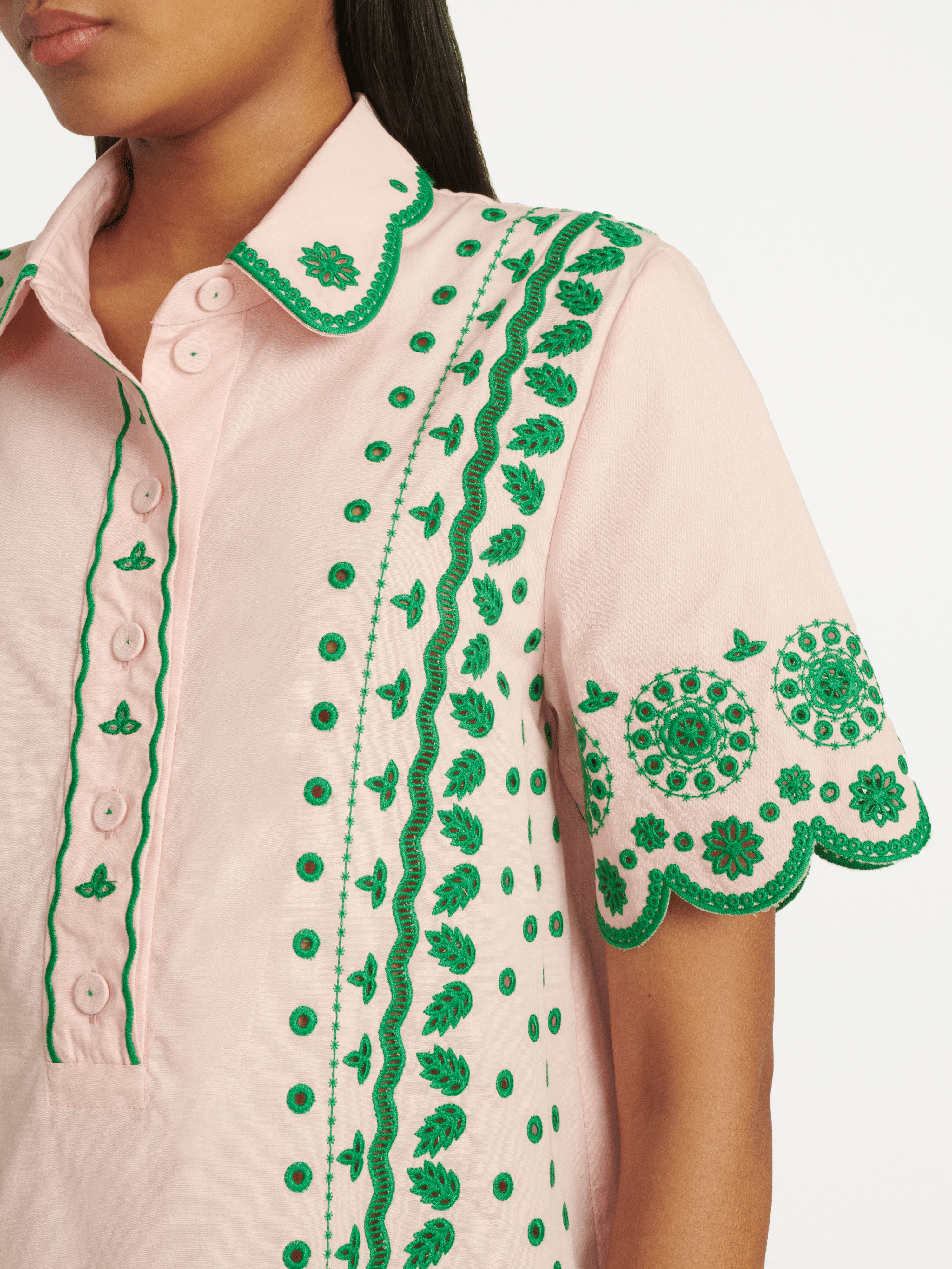 broderie anglaise shirt dress The White Broderie Anglaise Dresses We Love for Summer 2026