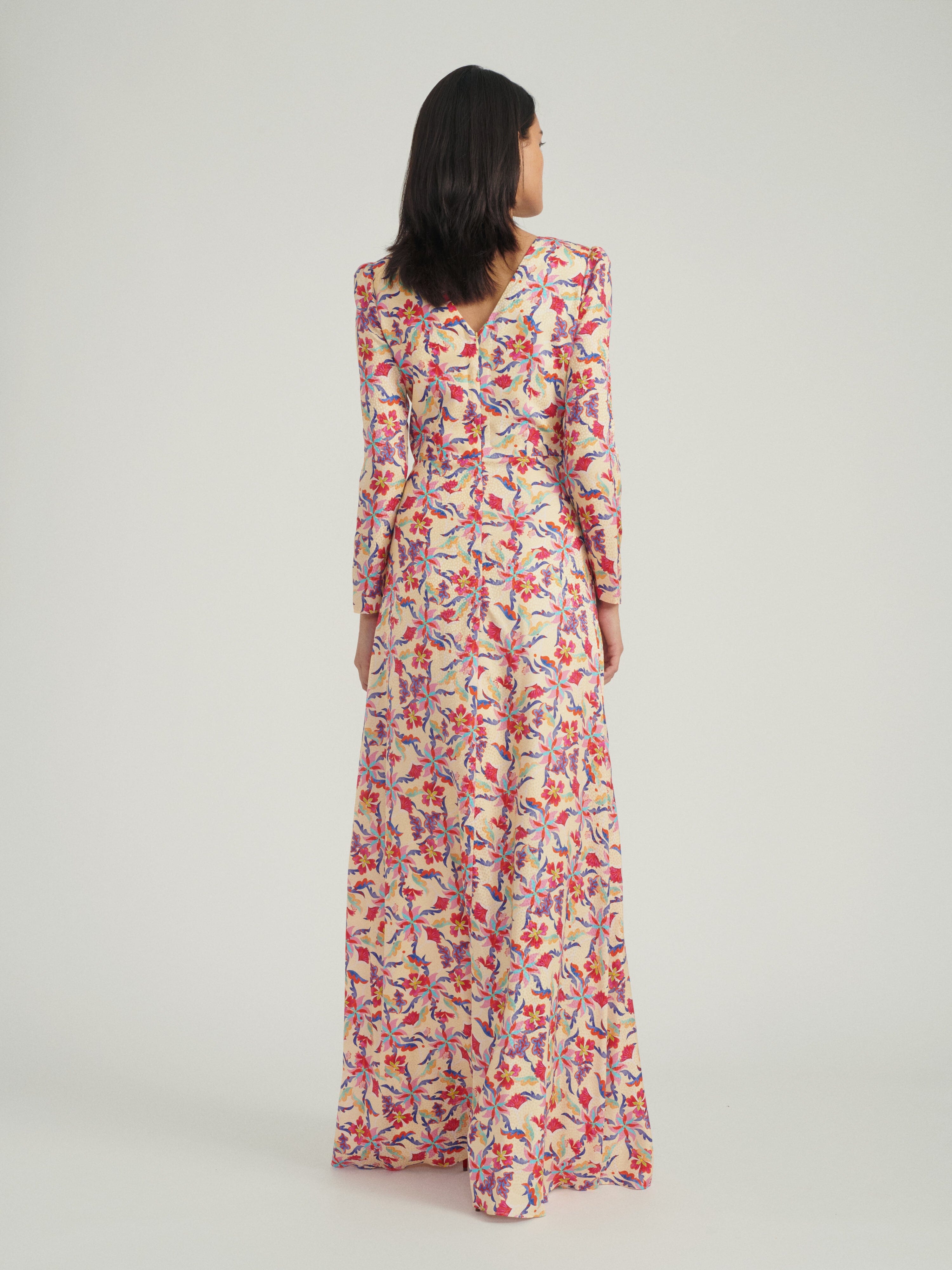 Margot B Long Dress in Freesia Bloom