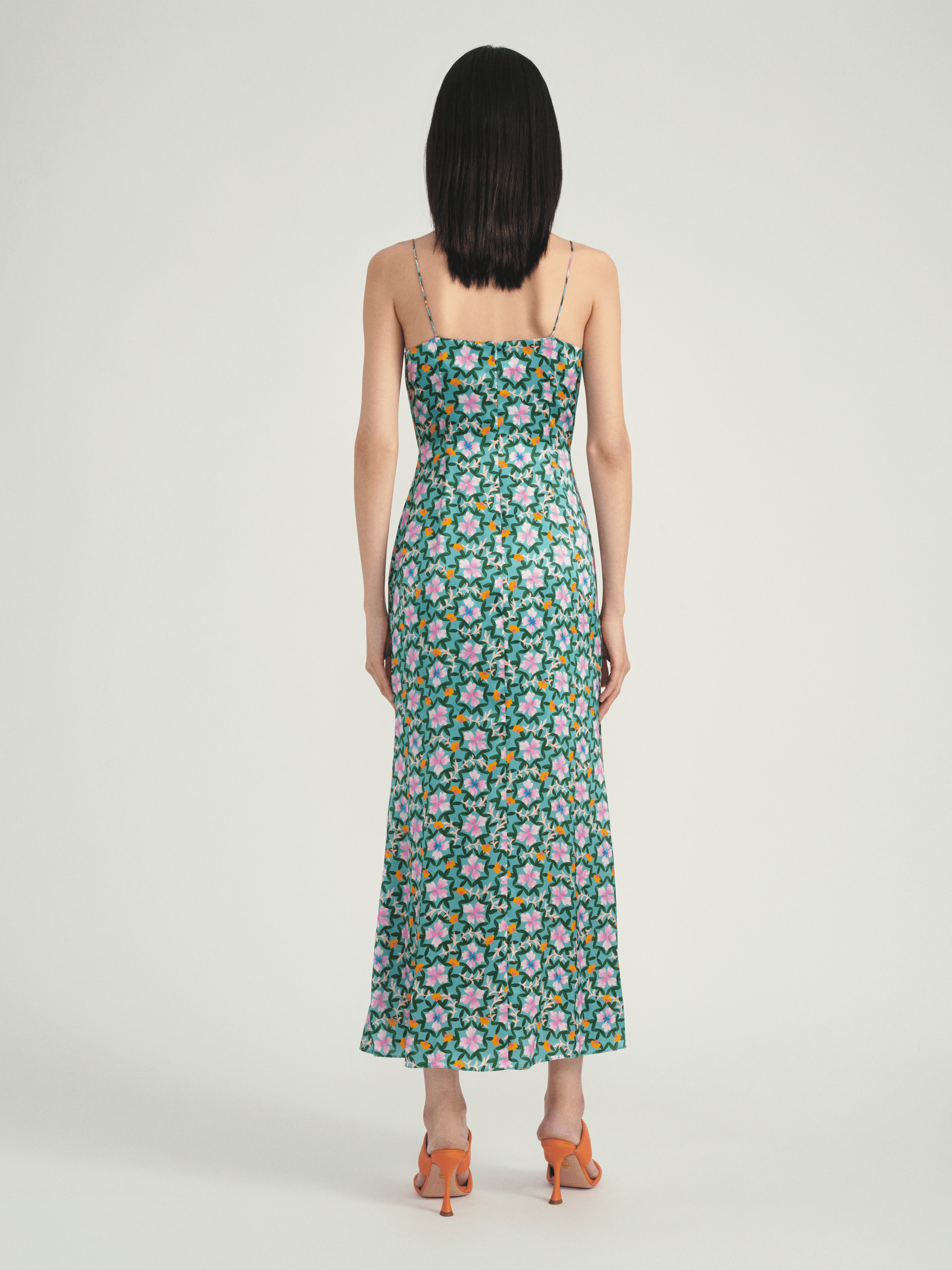 Penelope B Dress in Sorrel Teal