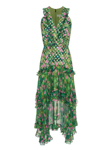 Jolie B Dress in Palmetto Fern