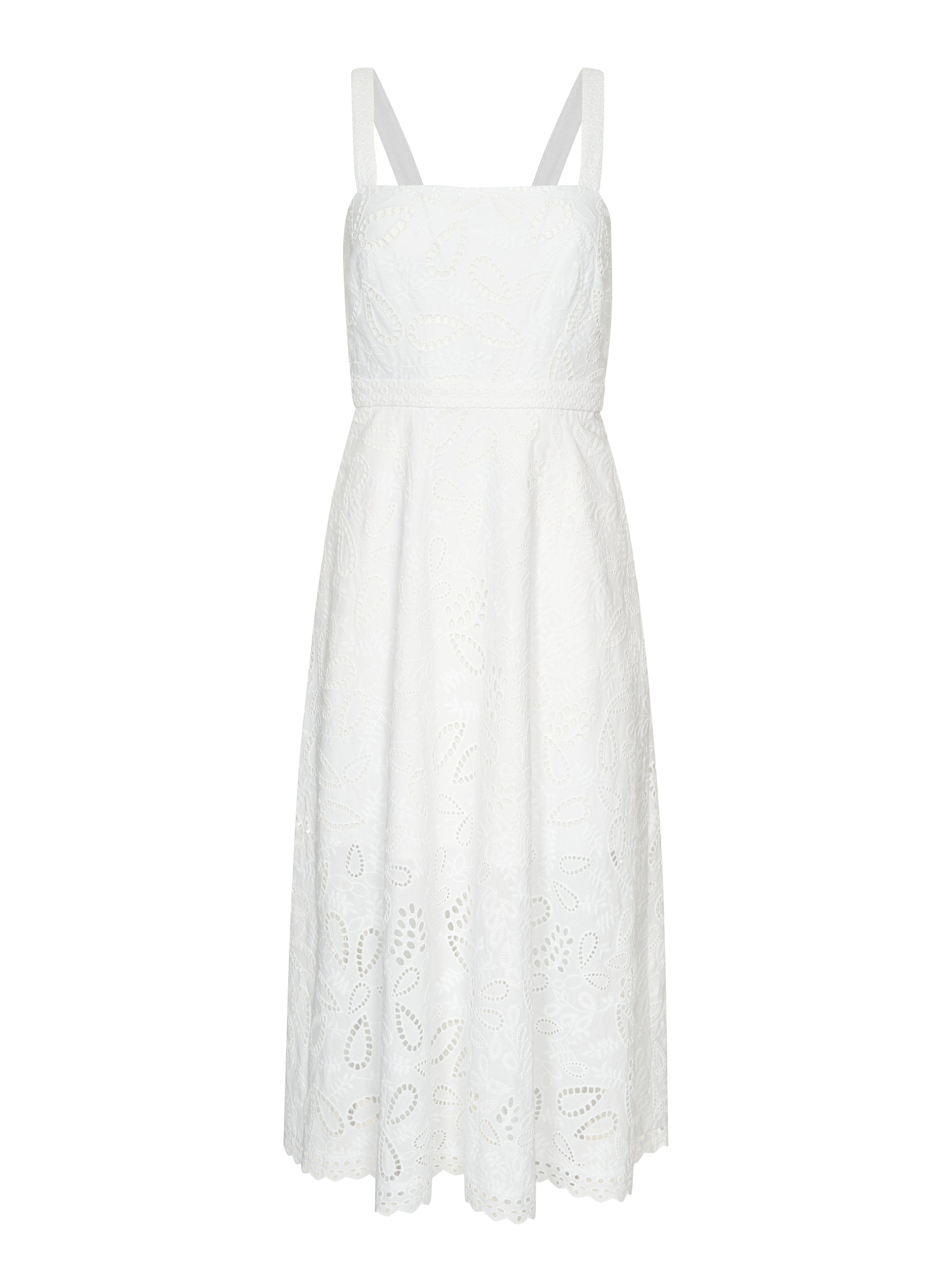 Aubrey C Dress in White