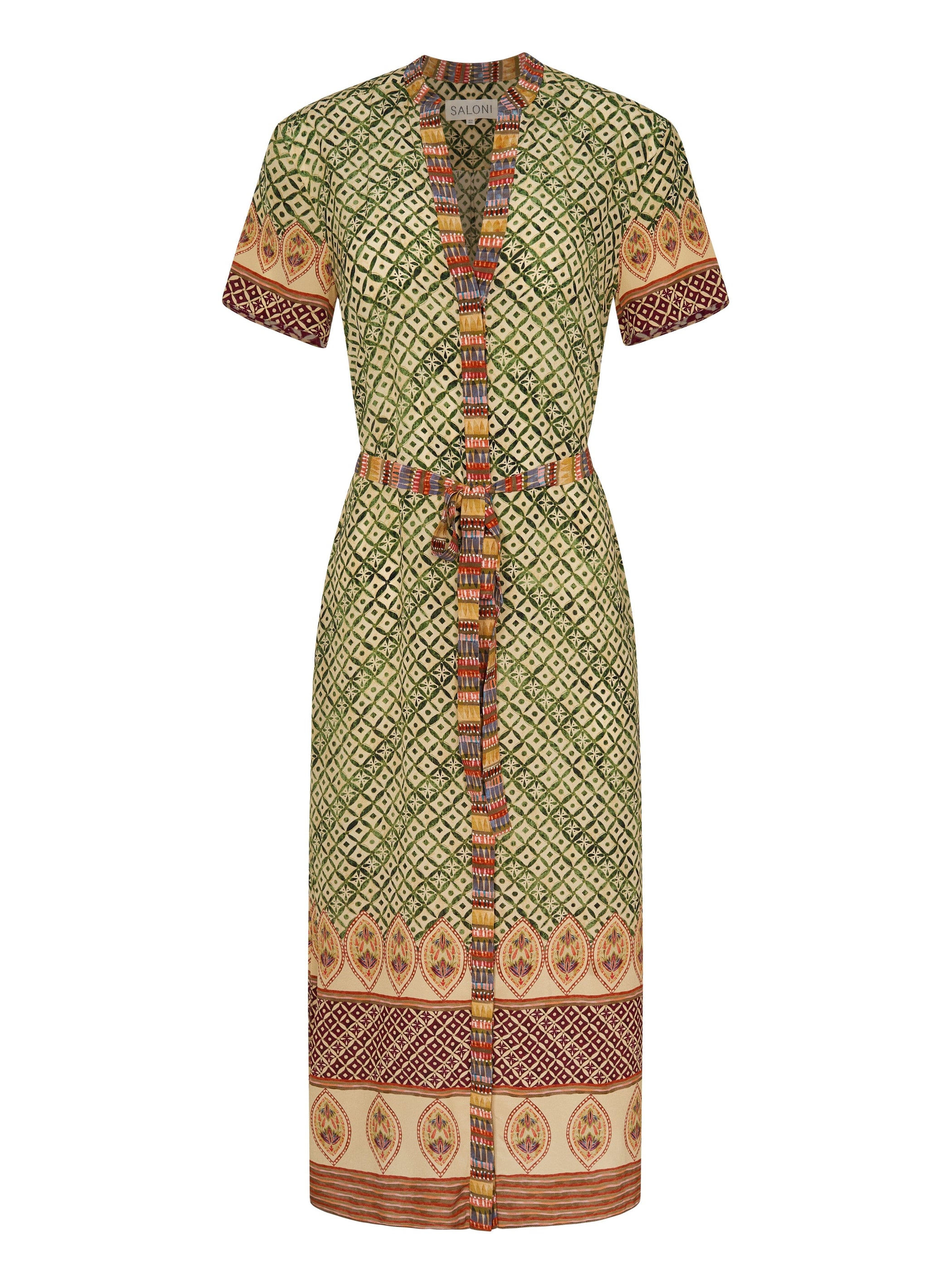 Vicki Dress in Myrtle Mosaic