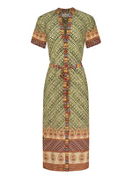 Vicki Dress in Myrtle Mosaic