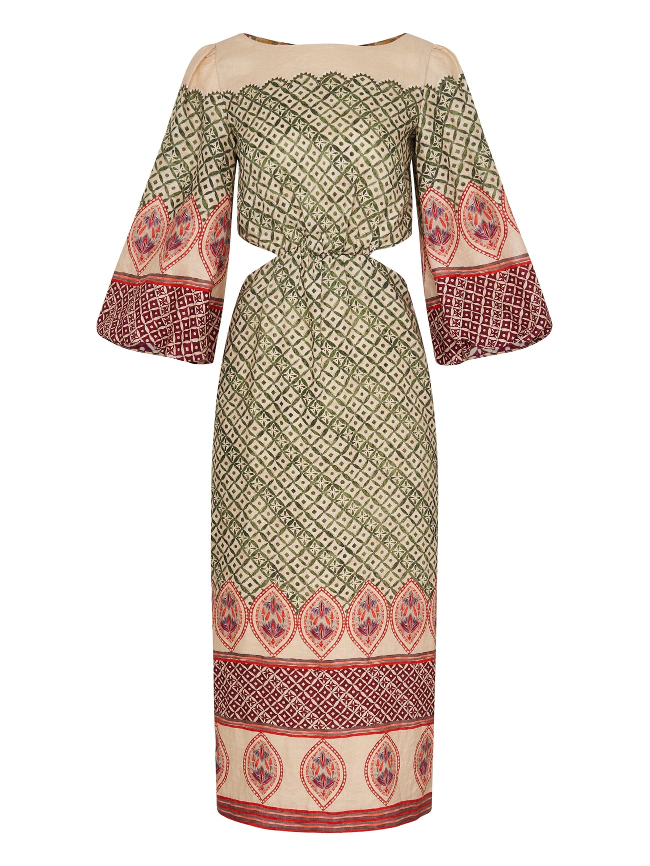 Load image into Gallery viewer, Neelam Dress in Myrtle Lotus