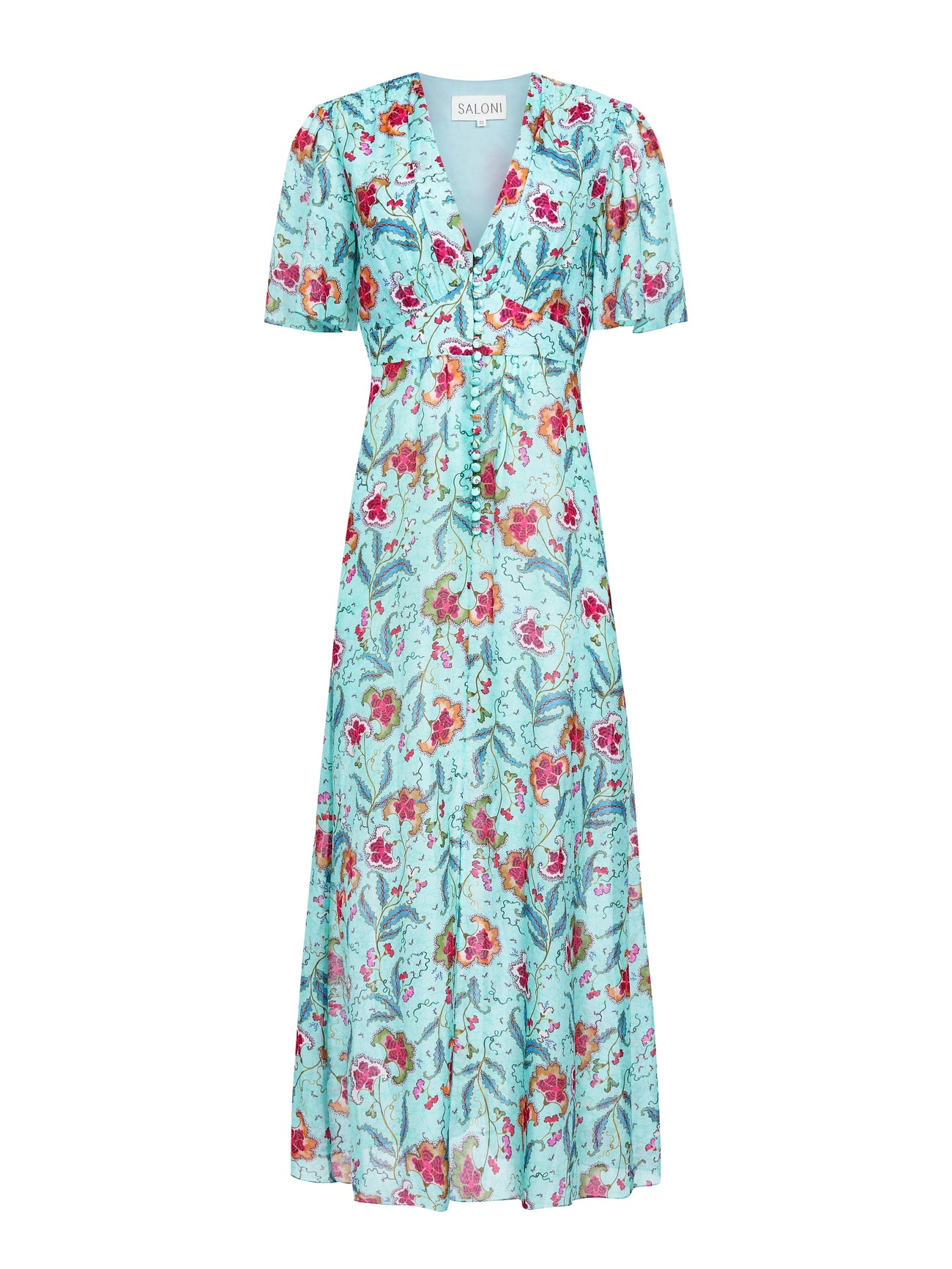 Load image into Gallery viewer, Emmy Dress in Delemare Teal