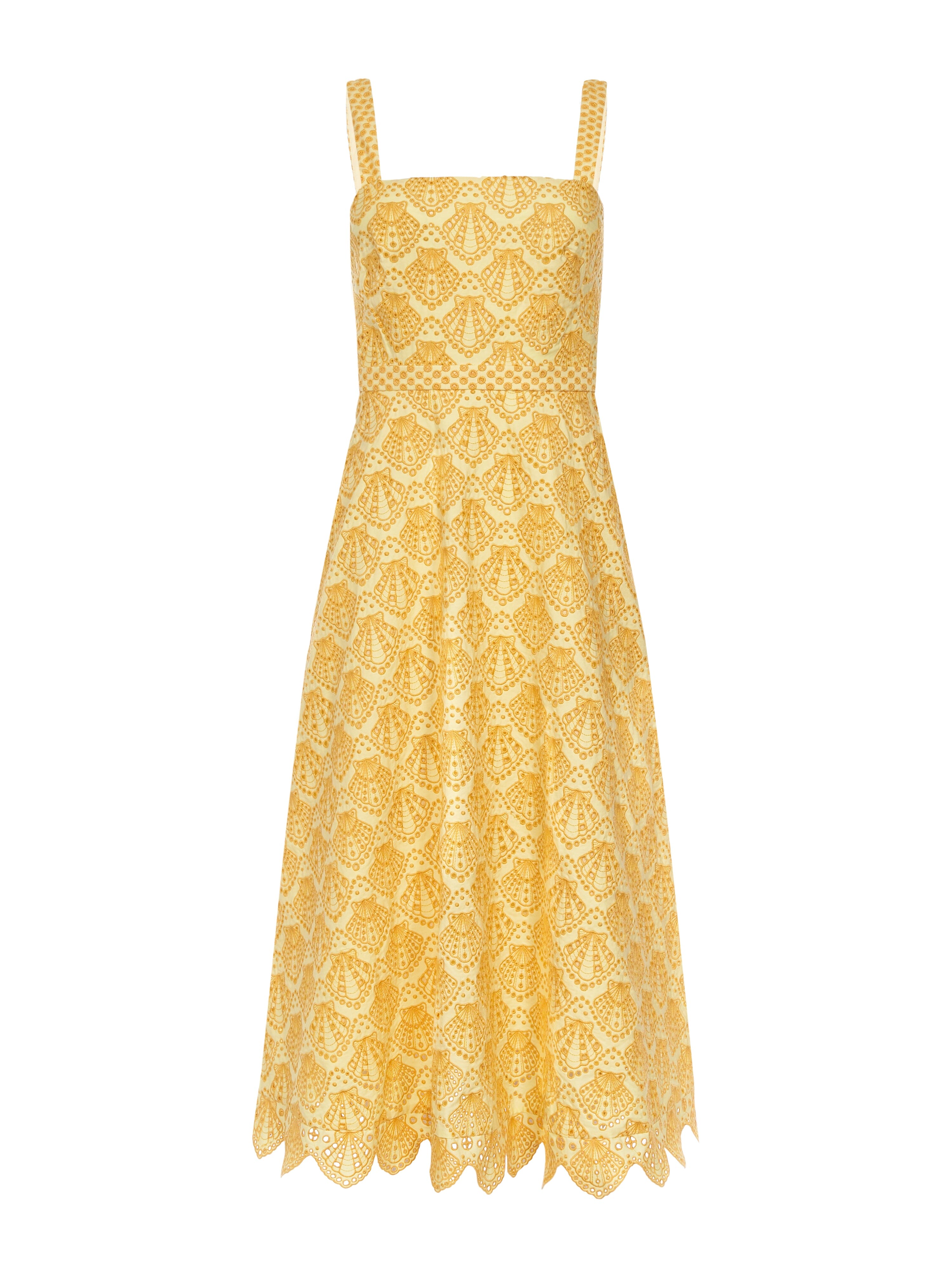 Aubrey Dress in Lemonade Yellow – SALONI