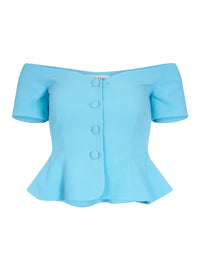 Clementine Top in Cloud Blue
