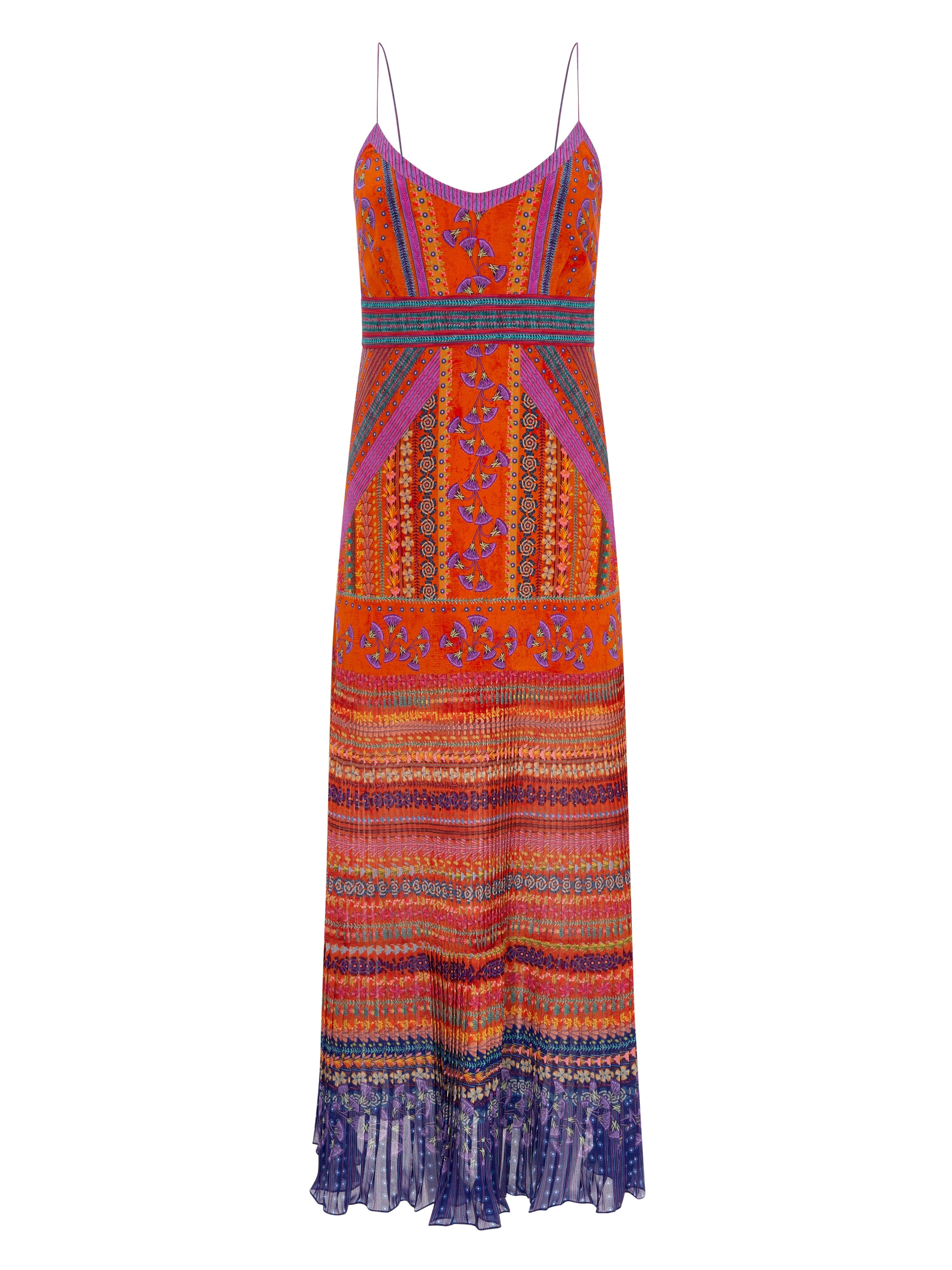 Veronica B Dress in Papyrus Stripe