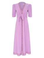 Jamie Tie B Dress in Soft Lilac Marigold