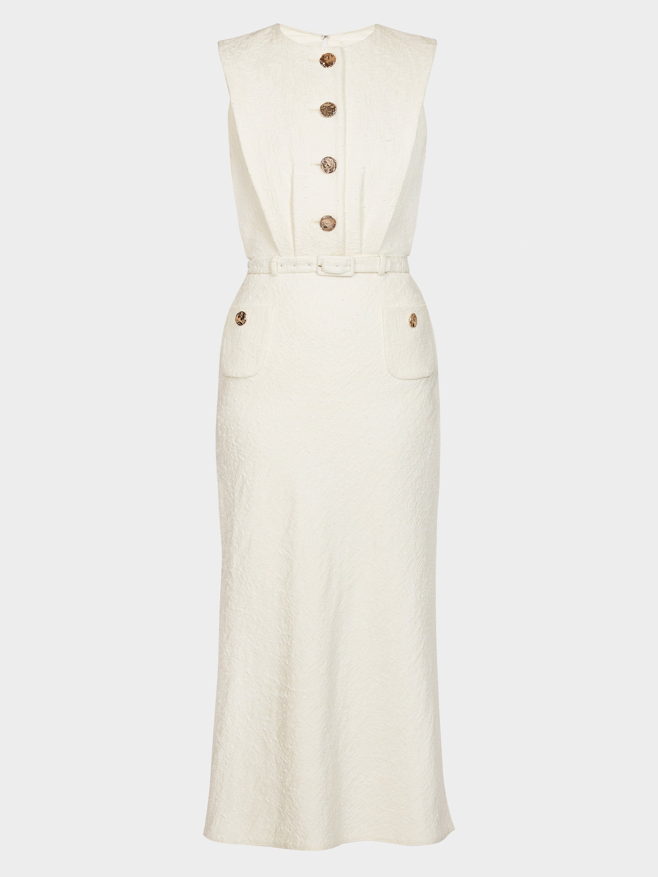 Amar Dress in Ivory