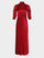 Adele Dress in Garnet Red