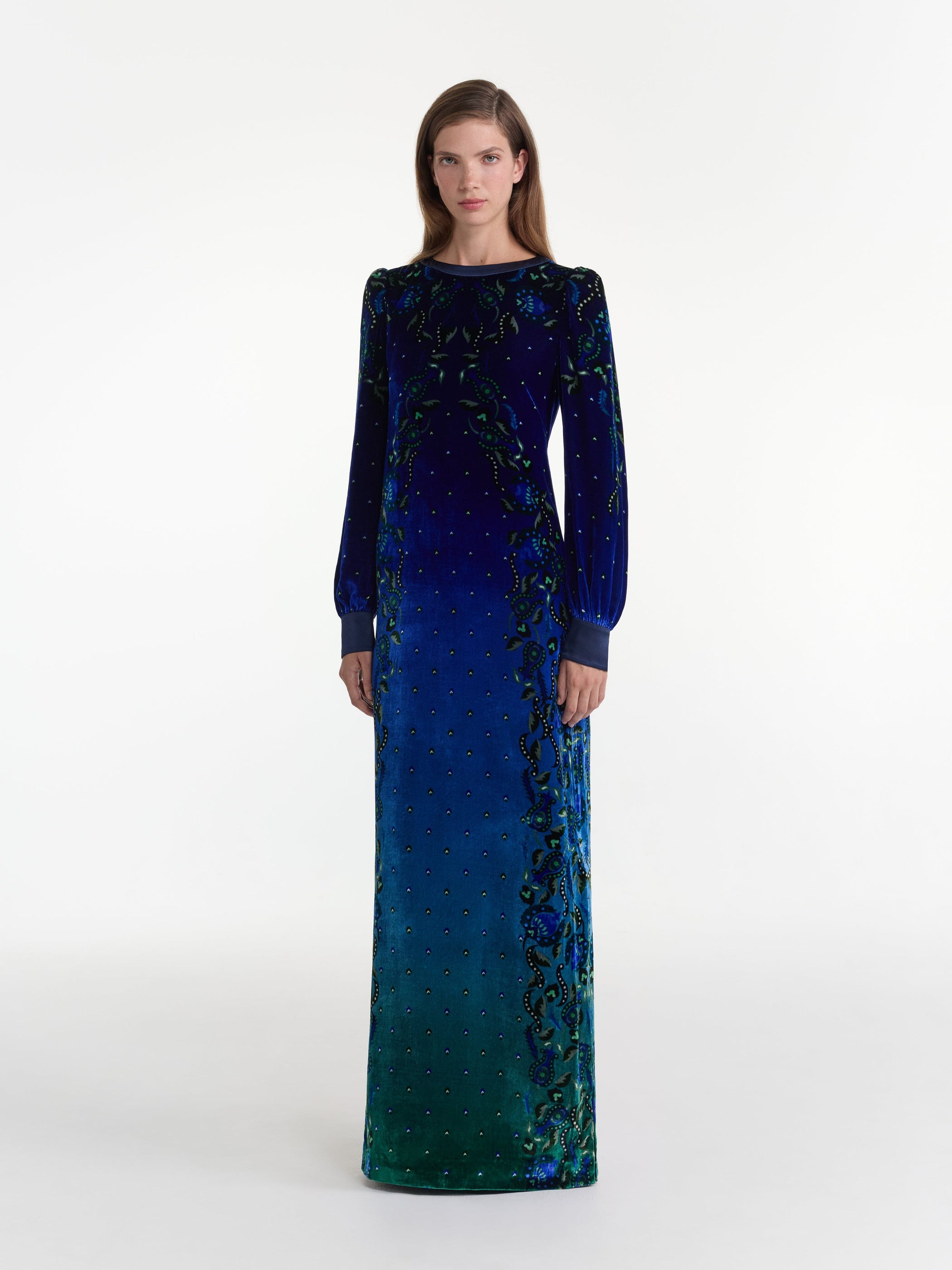 Amrit Long Kurta in Budapest Twilight