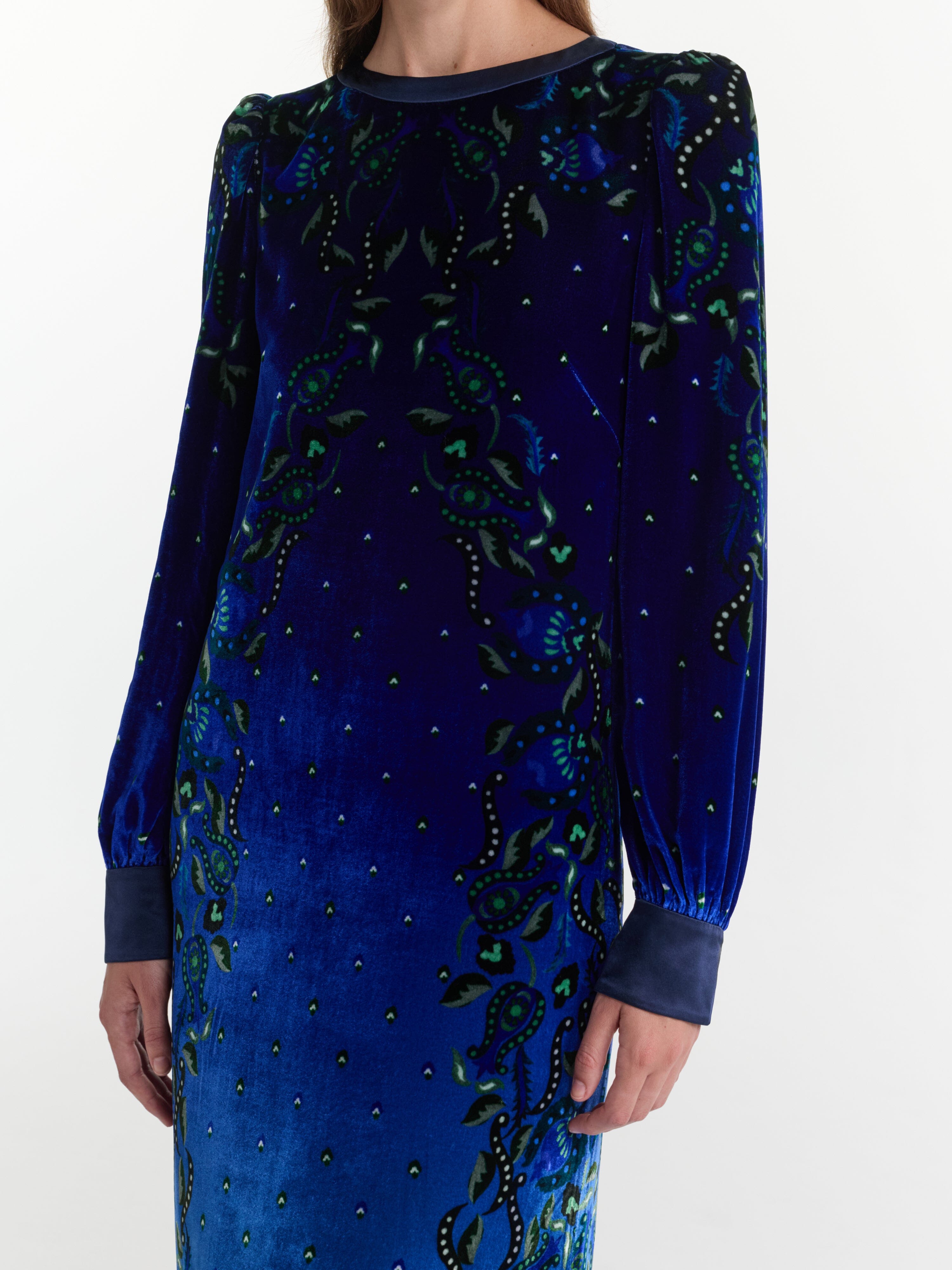 Amrit Long Kurta in Budapest Twilight