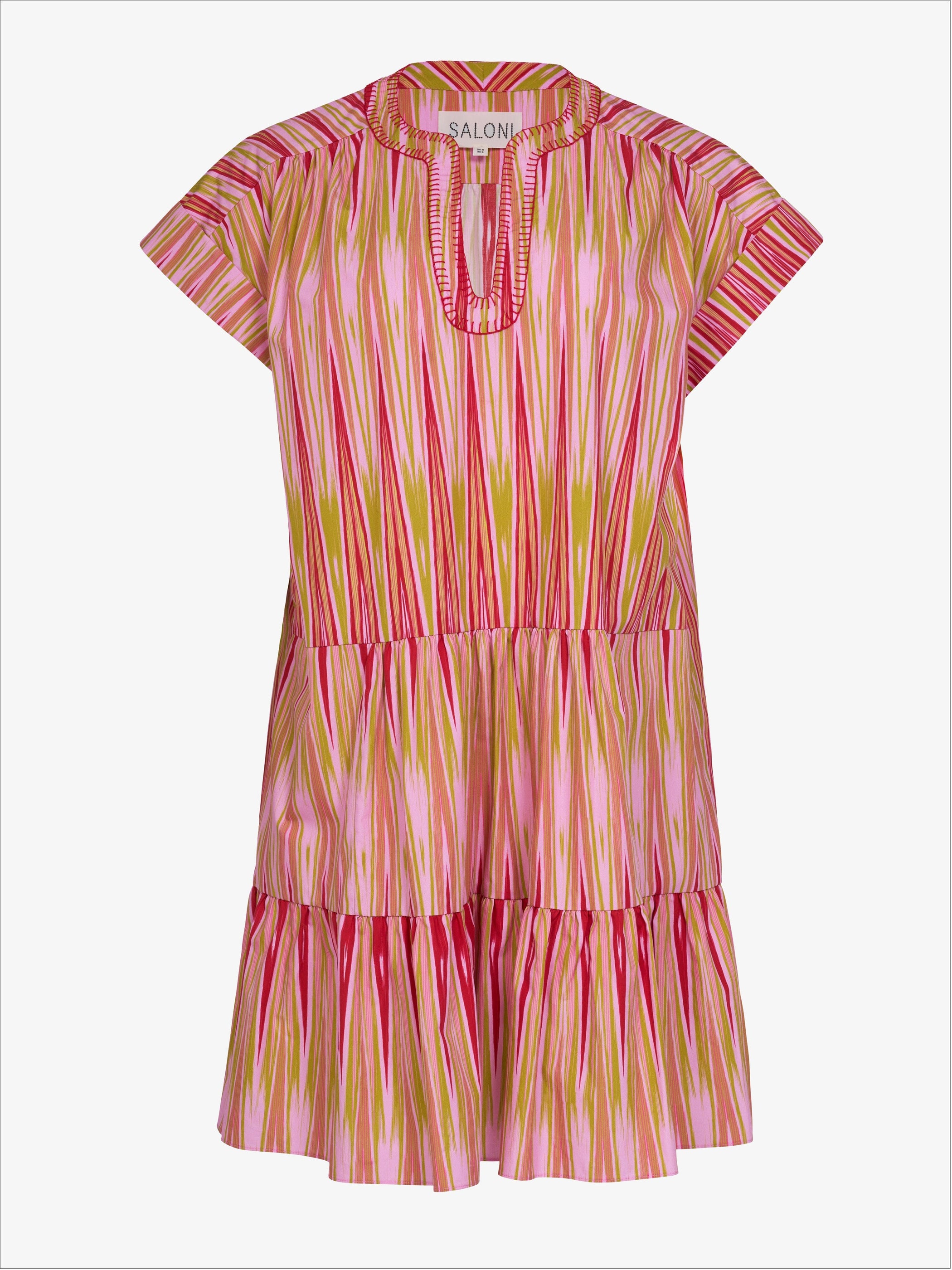 Ashley B Dress in Uzbek Strawberry