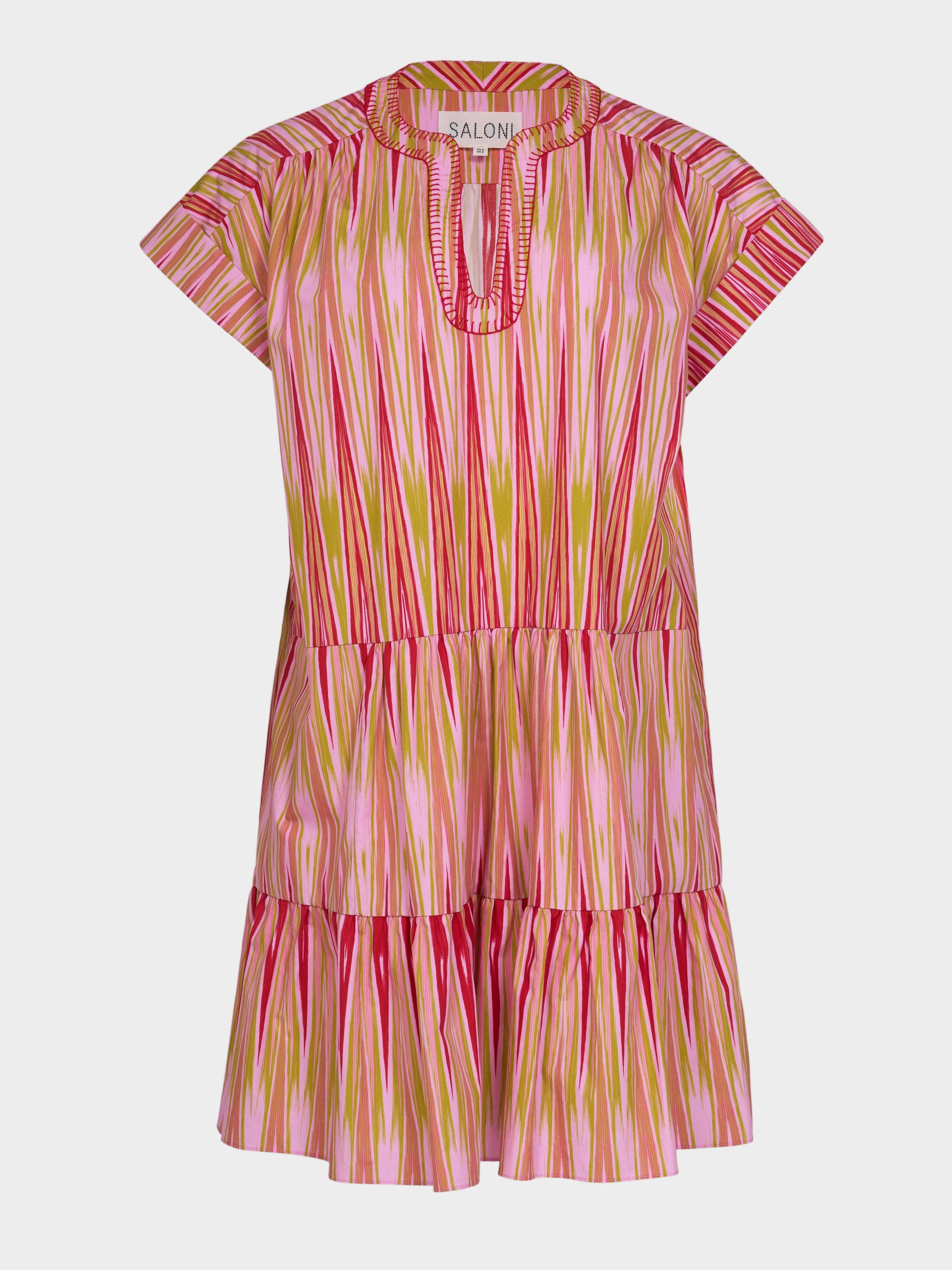 Ashley B Dress in Uzbek Strawberry