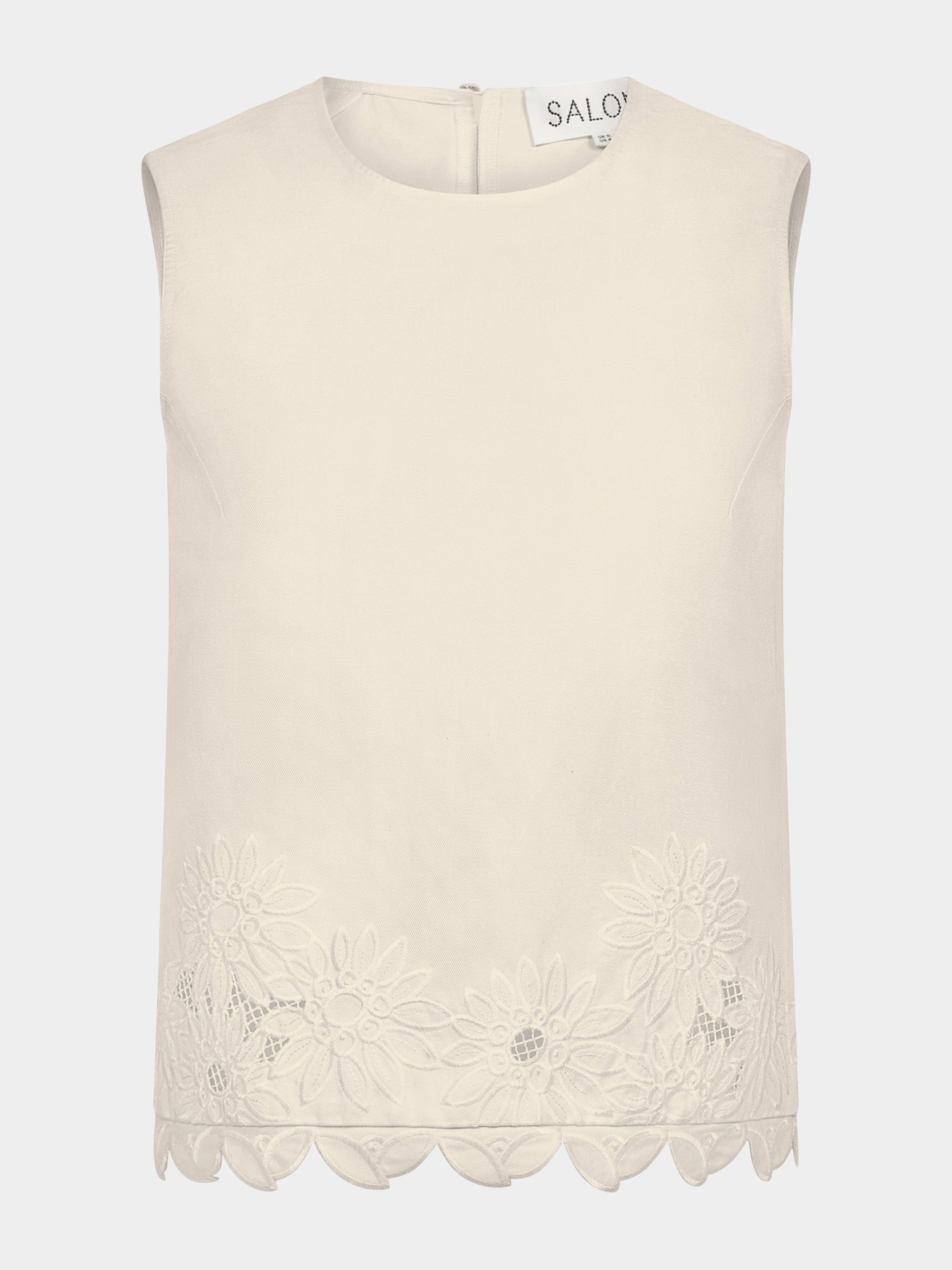 Beth Top in Light Cream