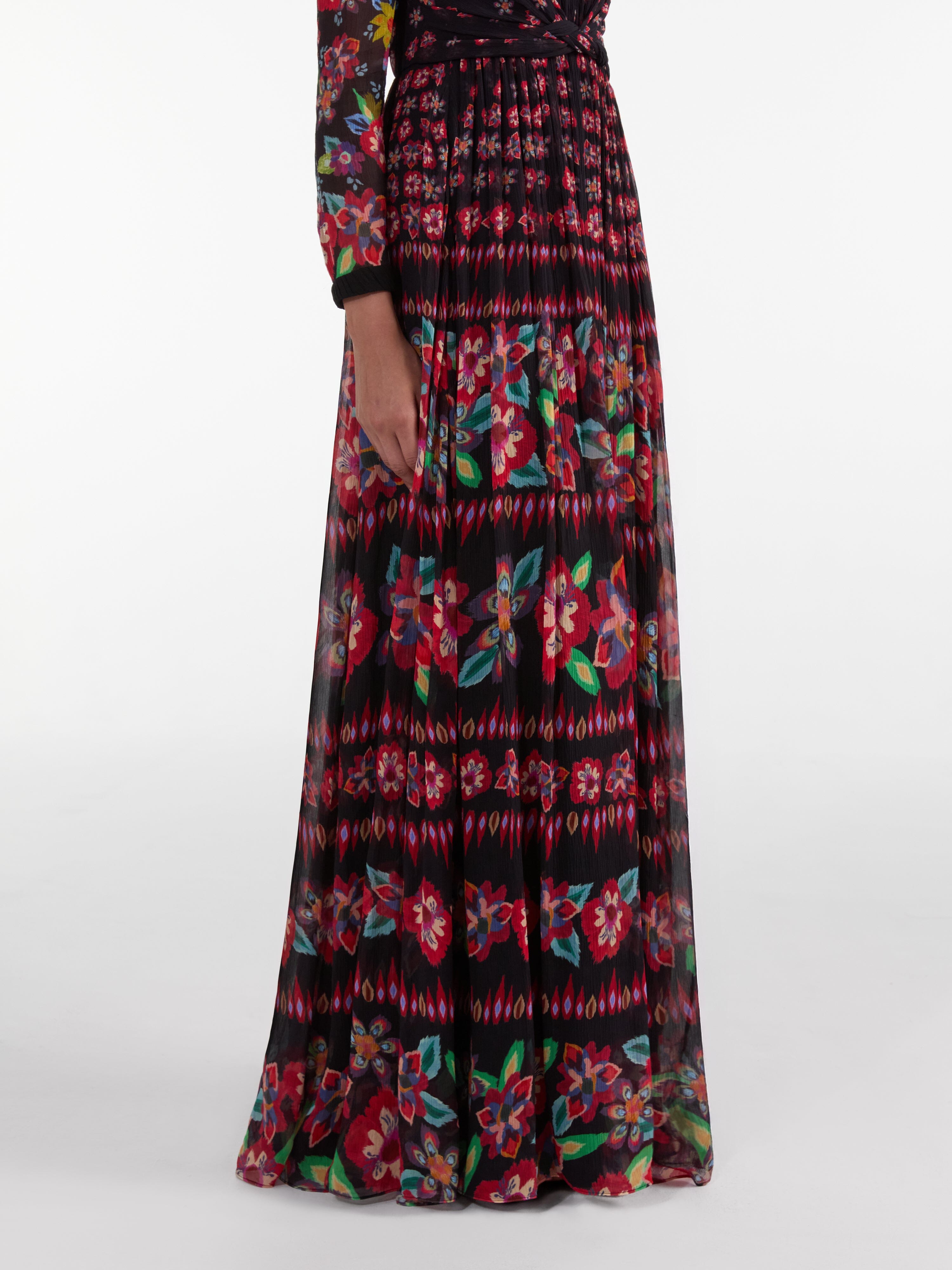 Blythe B Long Dress in Cordia Border