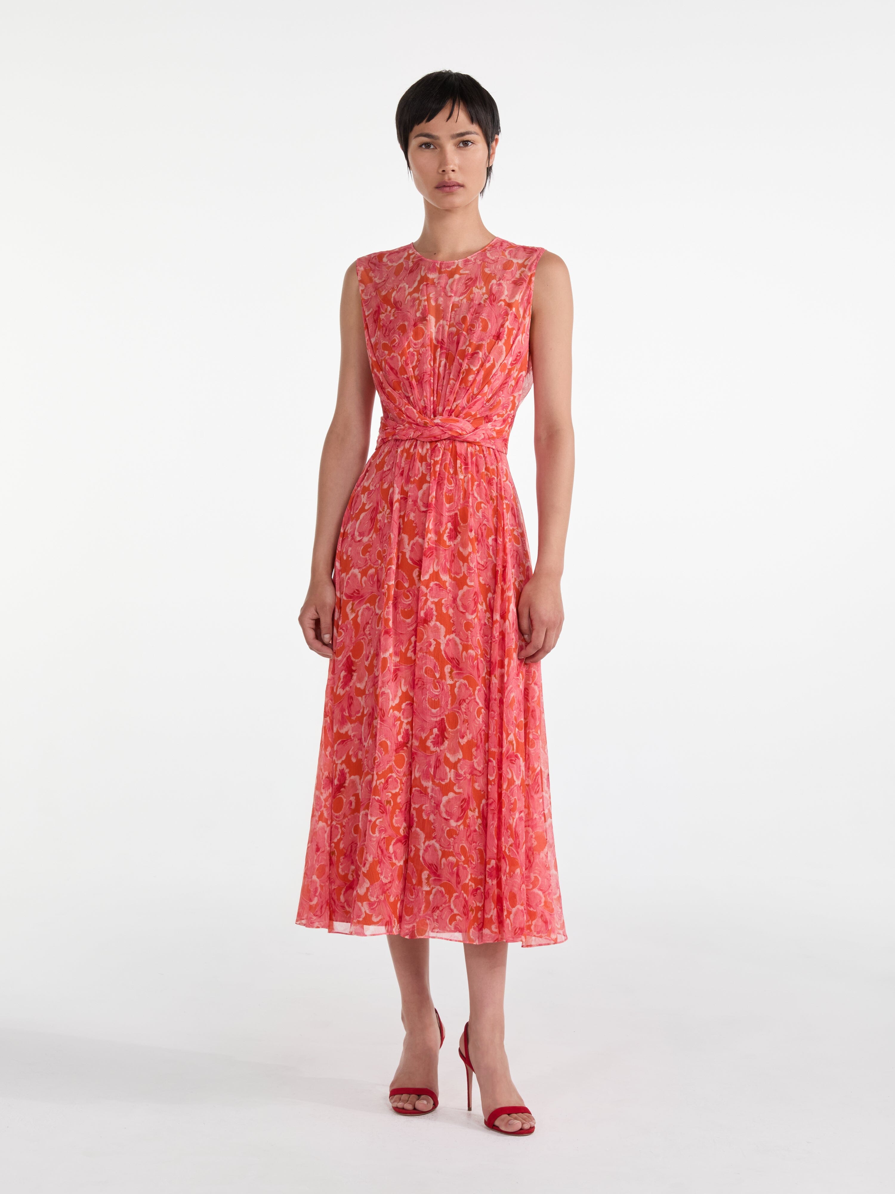 Blythe Dress in Traceri Rouge