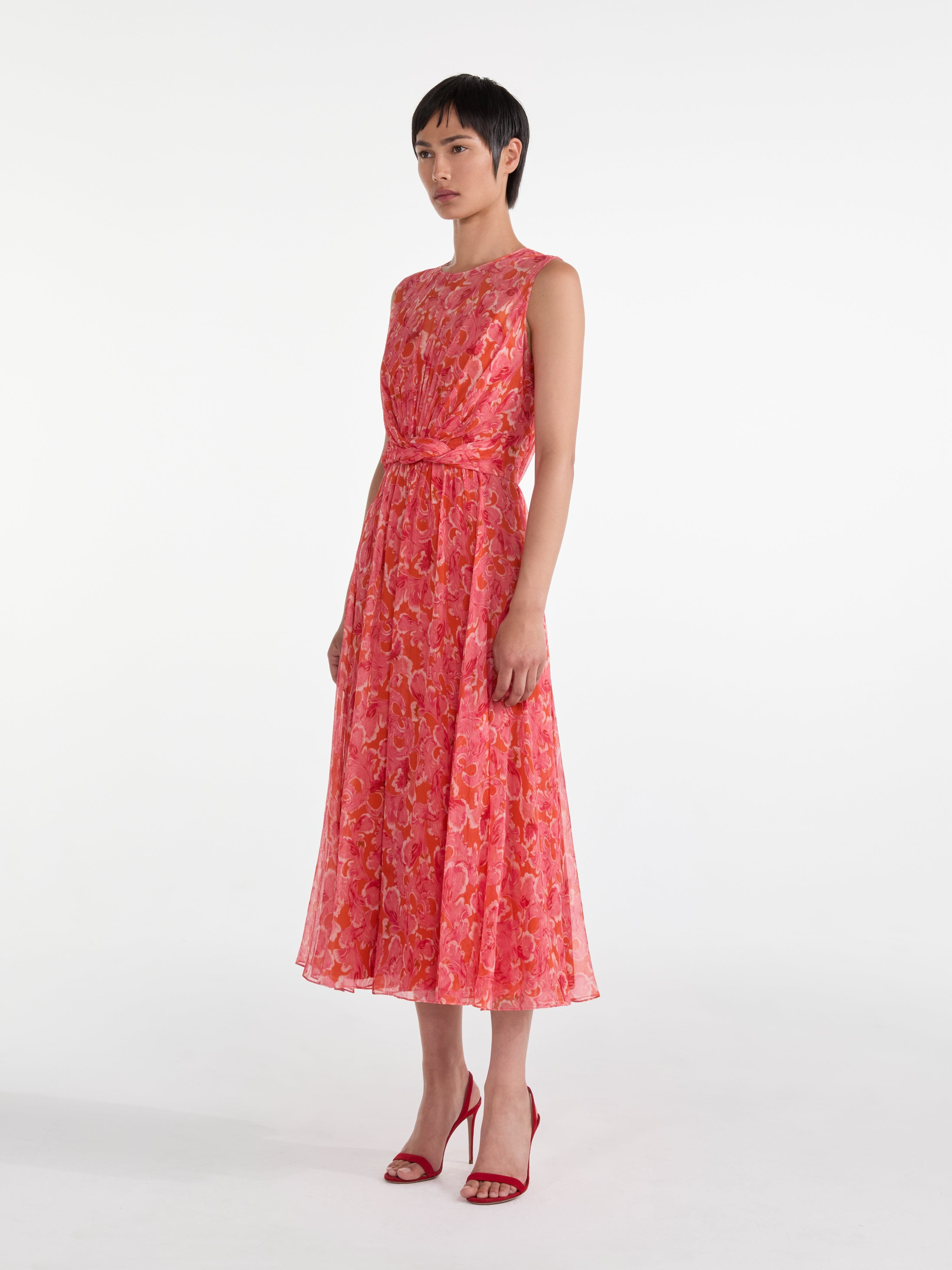 Blythe Dress in Traceri Rouge