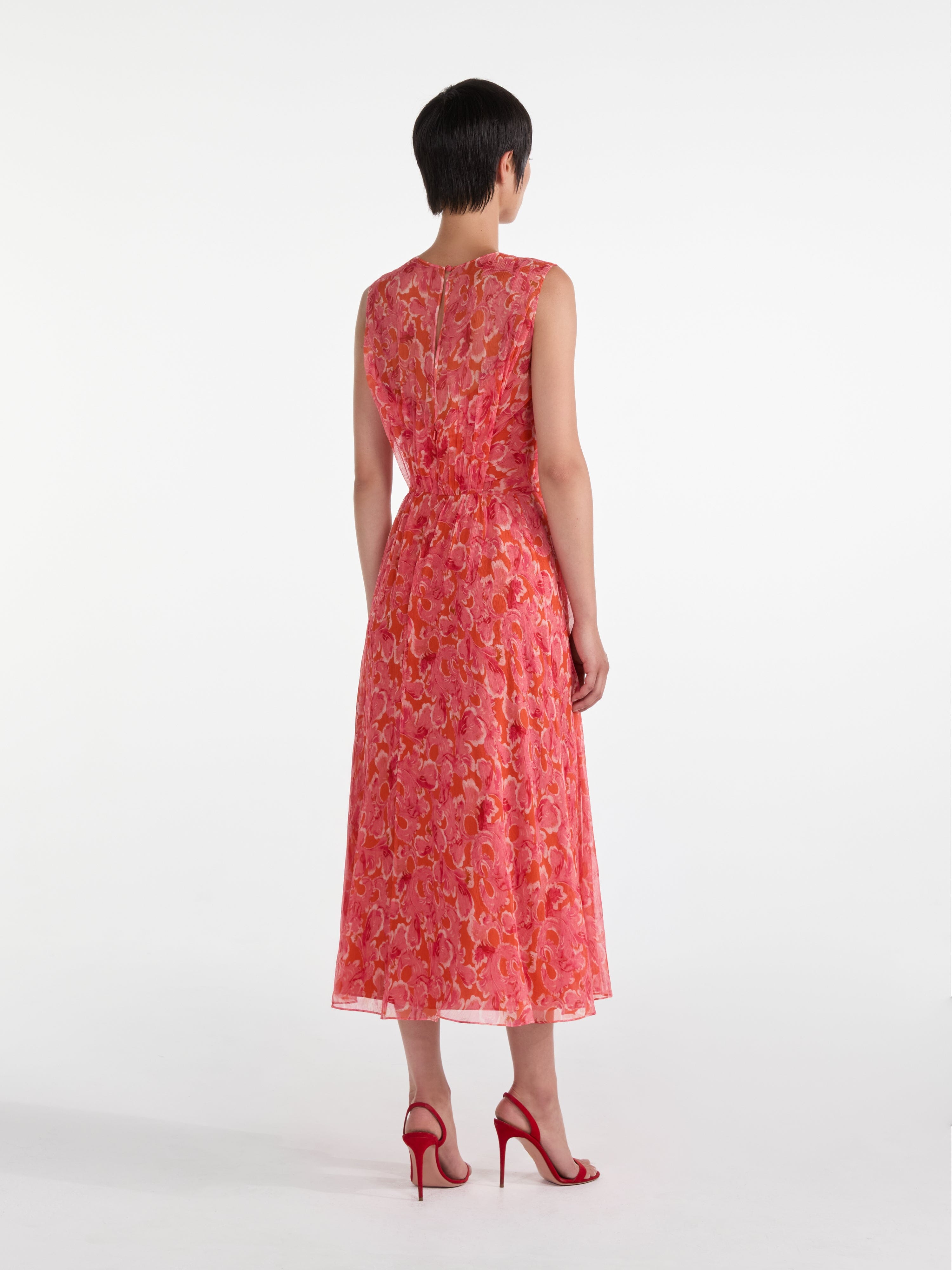 Blythe Dress in Traceri Rouge