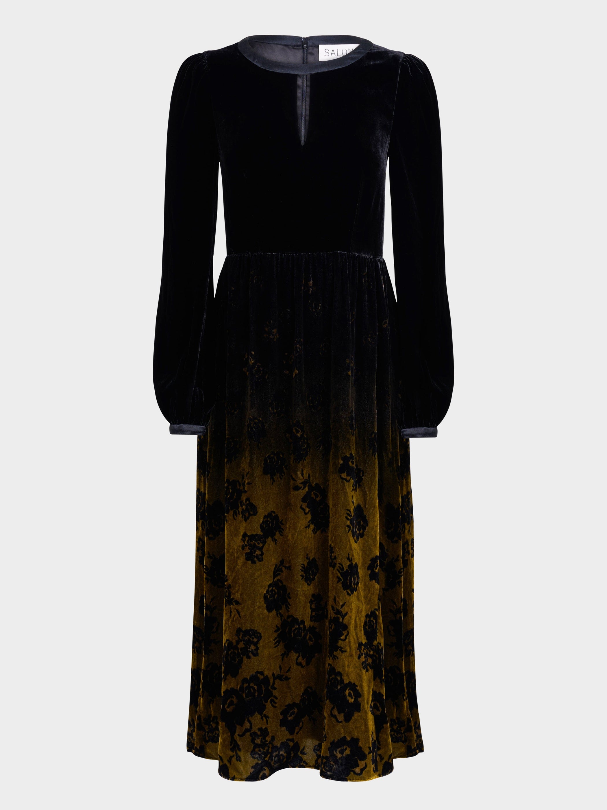 Camille E Dress in Golden Rosebay