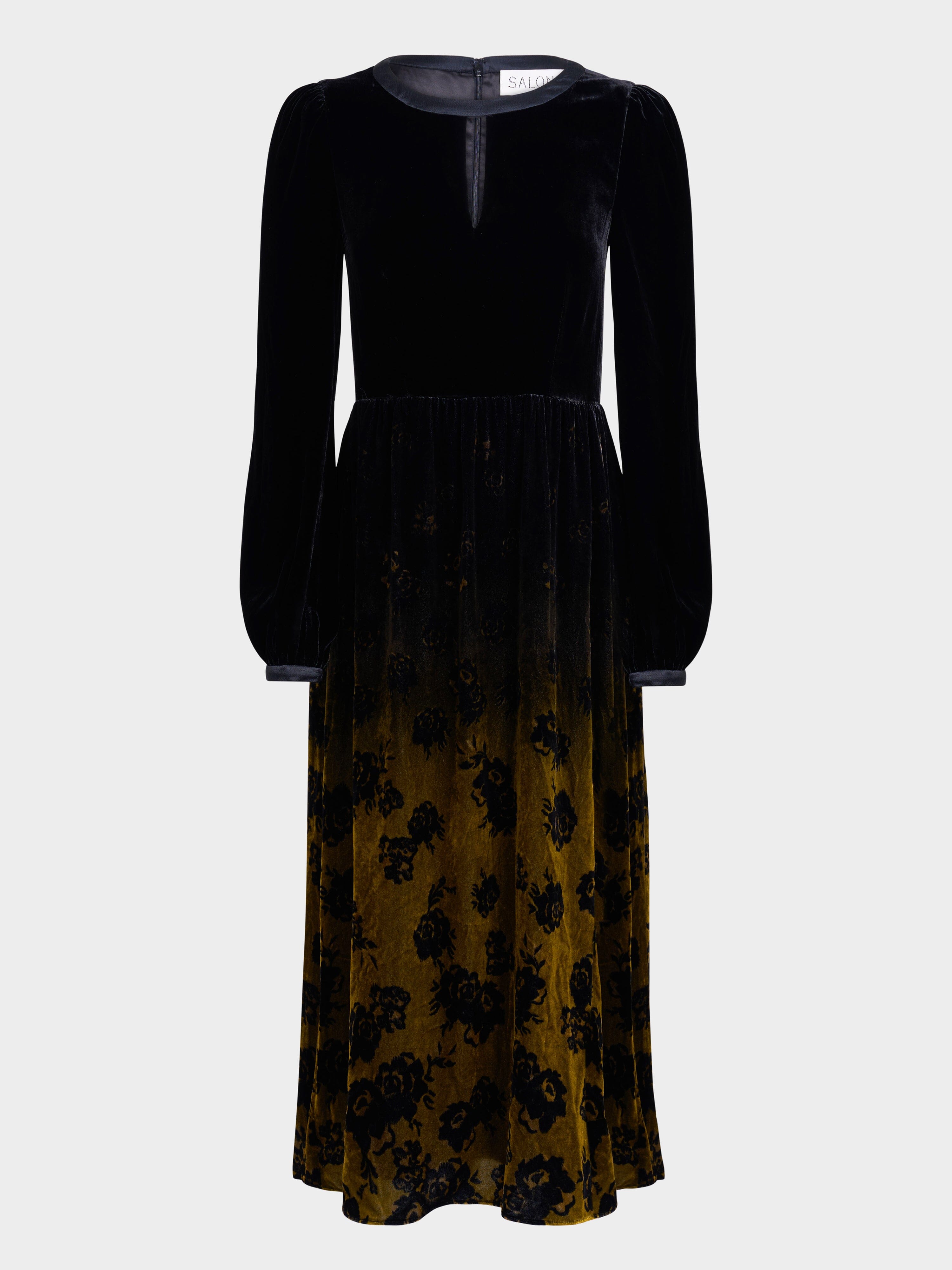 Camille E Dress in Golden Rosebay