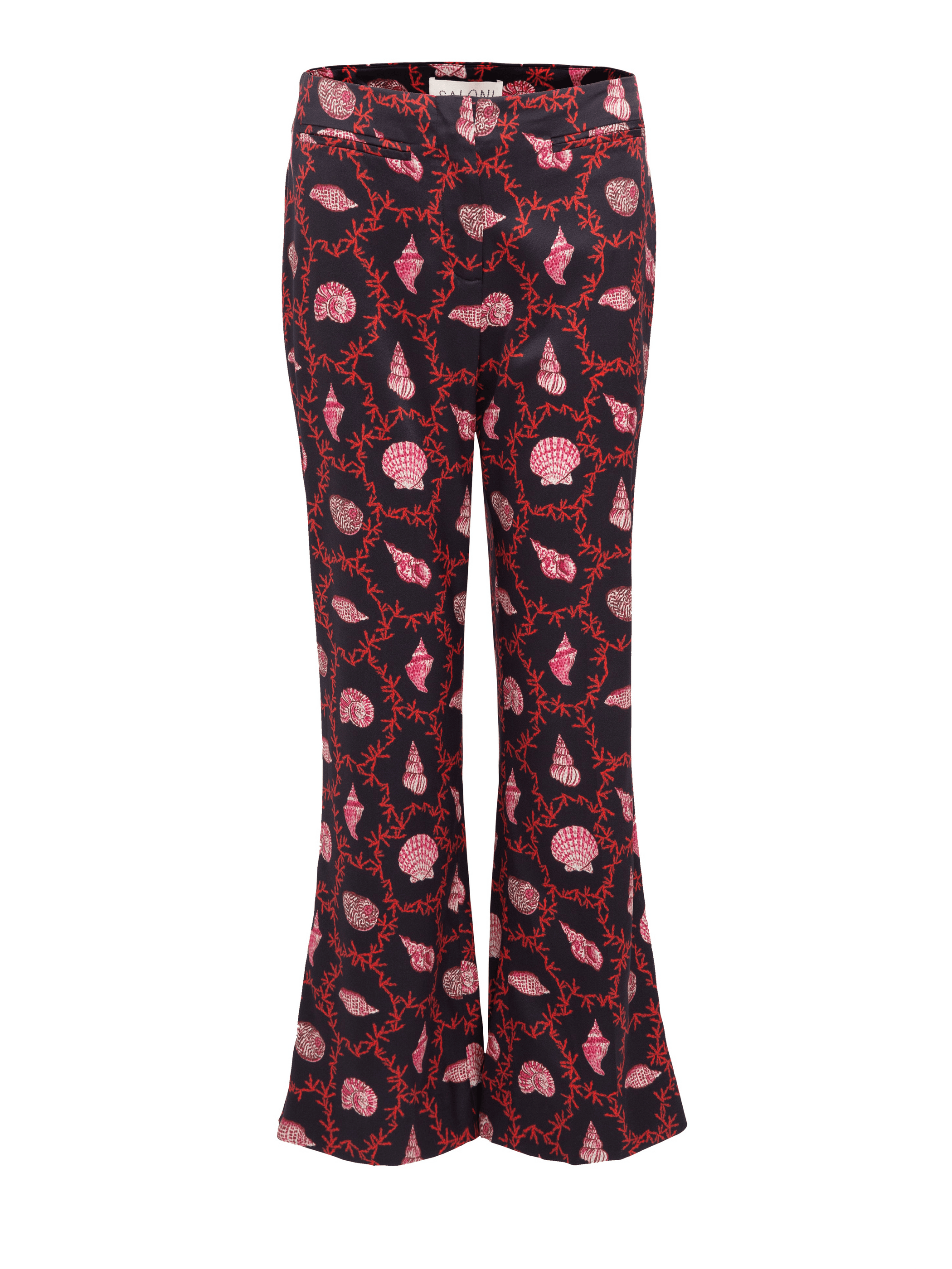 Capri Flute B Trouser in Coral Noir