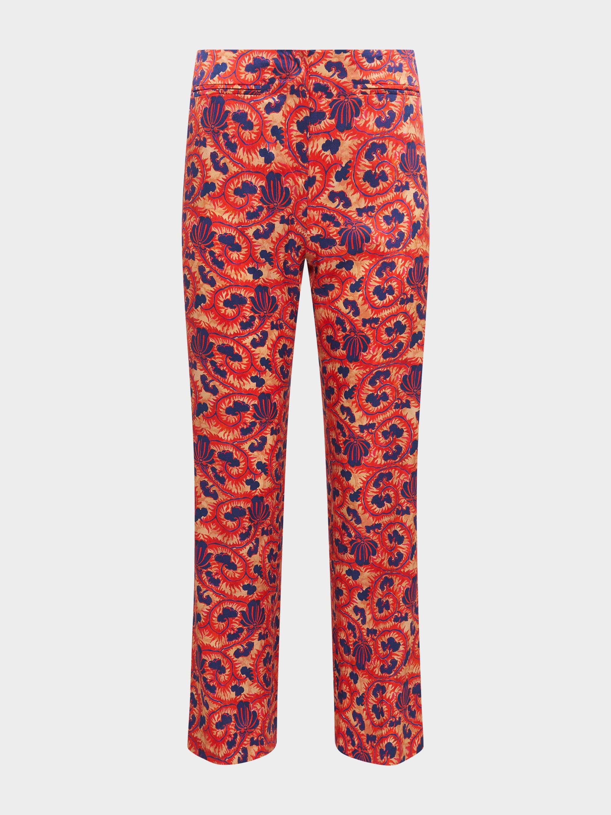 Capri Flute B Trouser in Harvest Coral