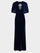 Celeste Long Dress in Navy Cardinal Ribbon