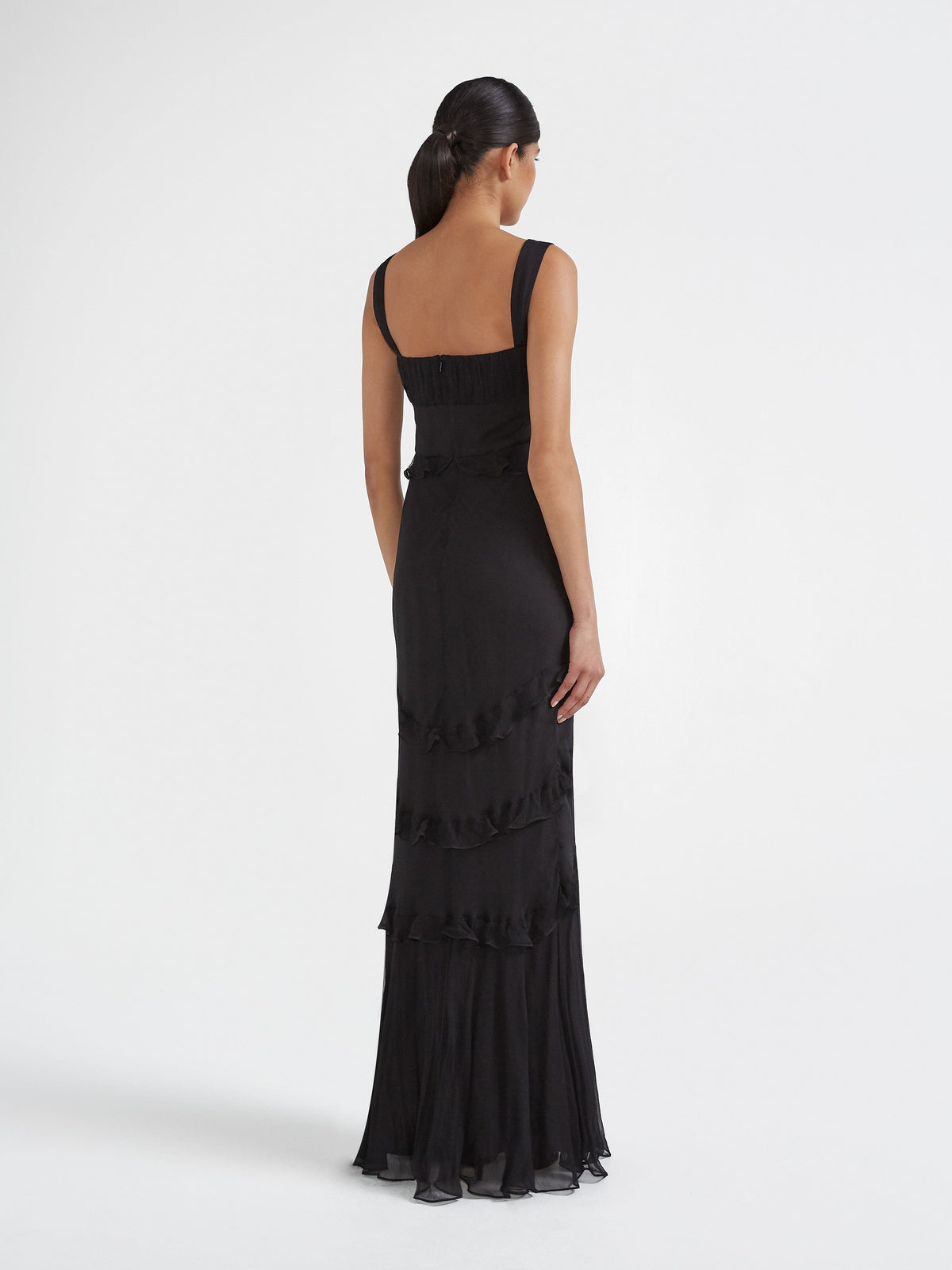 Chandr North Chandra Dress in Black – SALONI