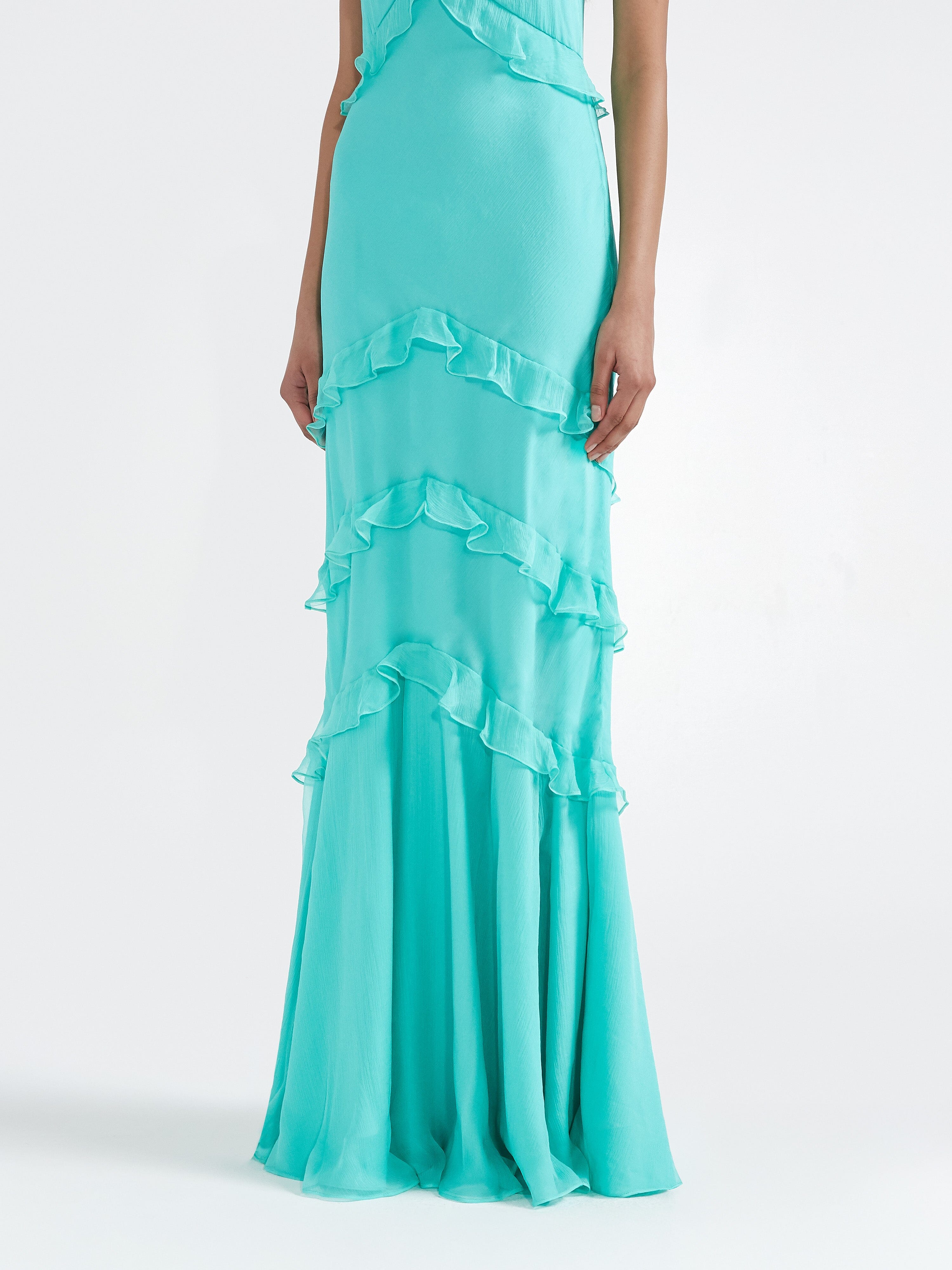 Chandra Dress in Mint